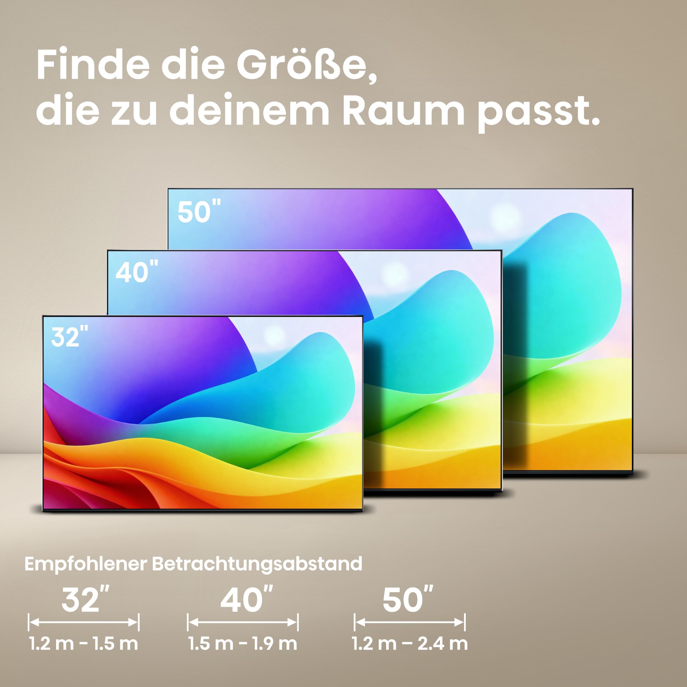 Hisense QLED-Fernseher »50A5DS« 126 cm/50 ″ Full HD Smart-TV