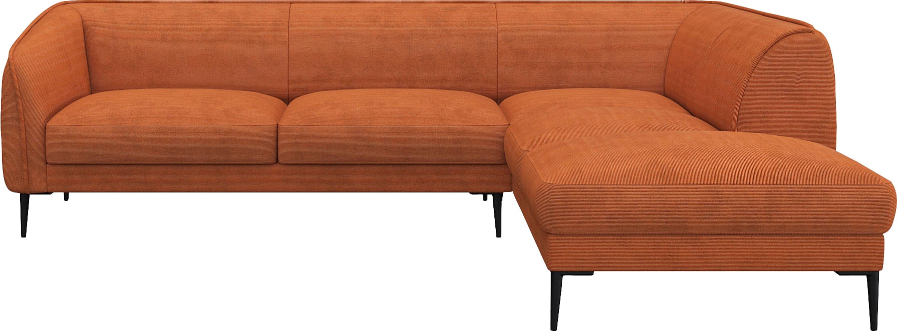 FLEXLUX Ecksofa »Belle Designsofa, L-Form, B/T 268/209 cm«, Skandinavisches günstig online kaufen