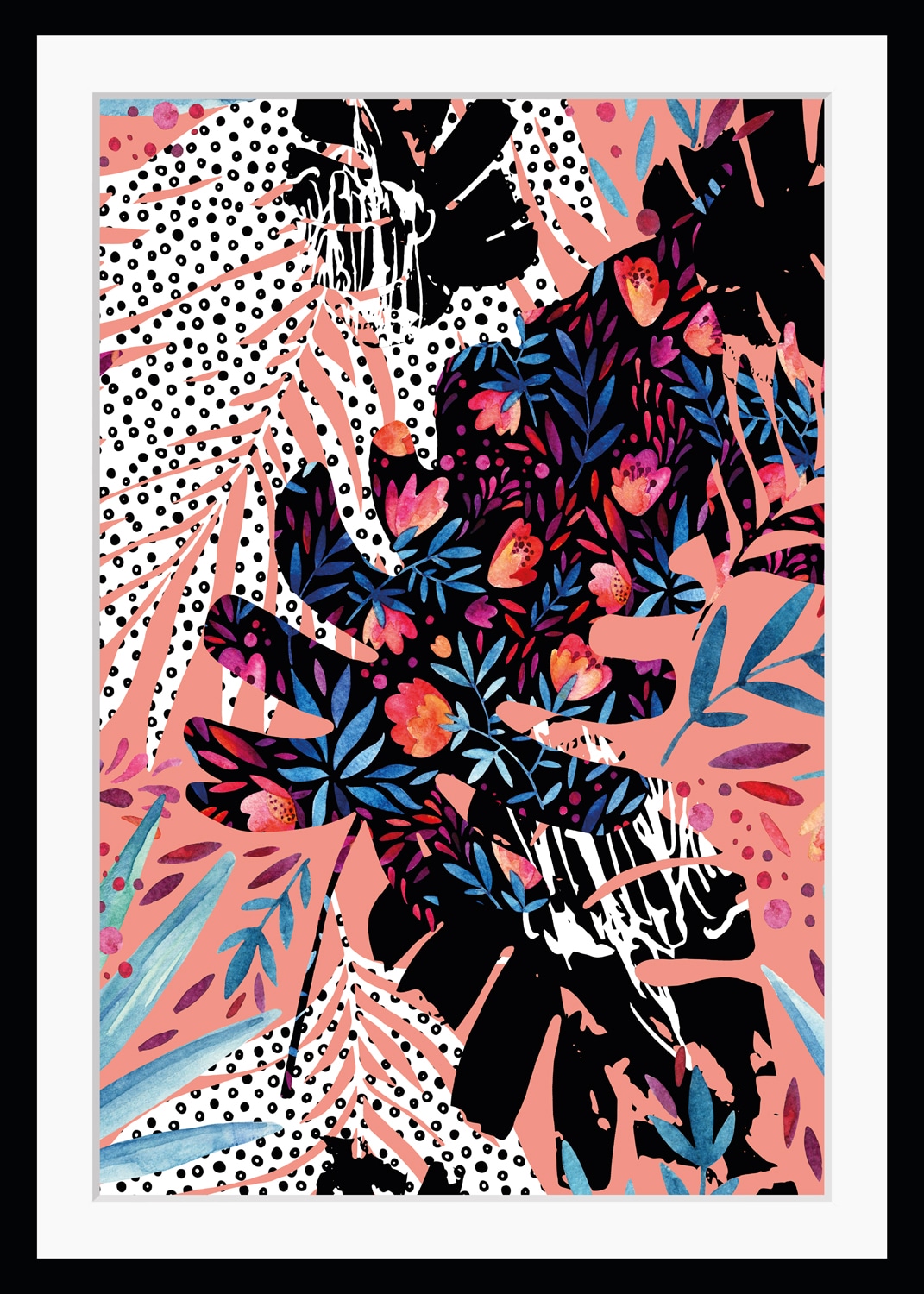 queence Bild »Liv« Abstrakt   Blätter   Gemälde   Kunst   Modern HD Premium günstig online kaufen