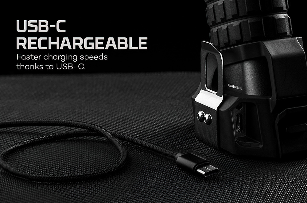 NEBO LED Taschenlampe »Nebo LUXTREME SL75« Set, Taschenlampe inkl. Ladekabel, 2 Stk. tlg. Leuchtet bis zu 1,2 km weit!