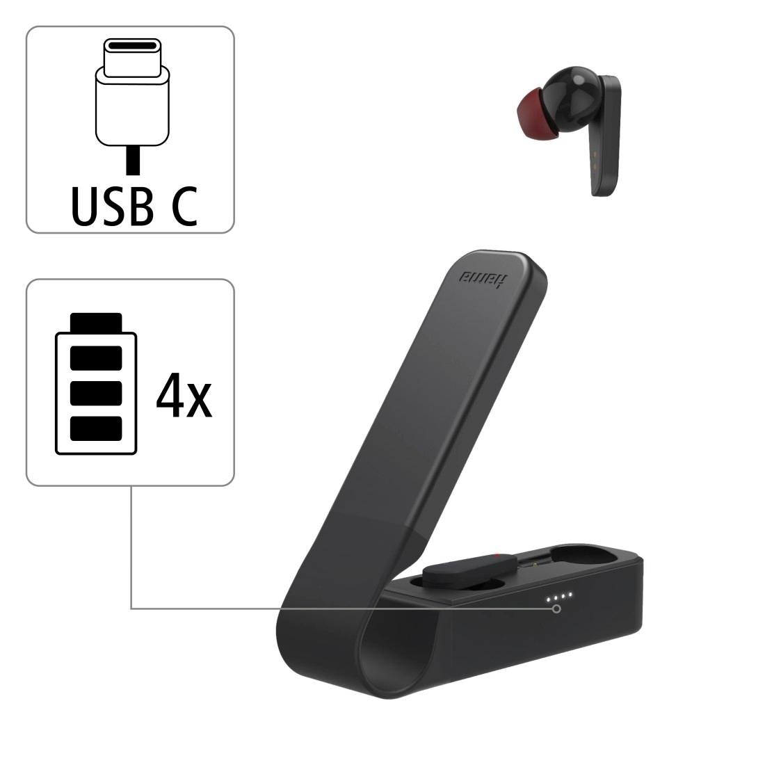 Bluetooth-Kopfhörer kaufen TWS, Pocket, In-Ear Bluetooth Wireless »Spirit Hama Kopfhörer«, Sprachsteuerung Duplex, Headset, True online