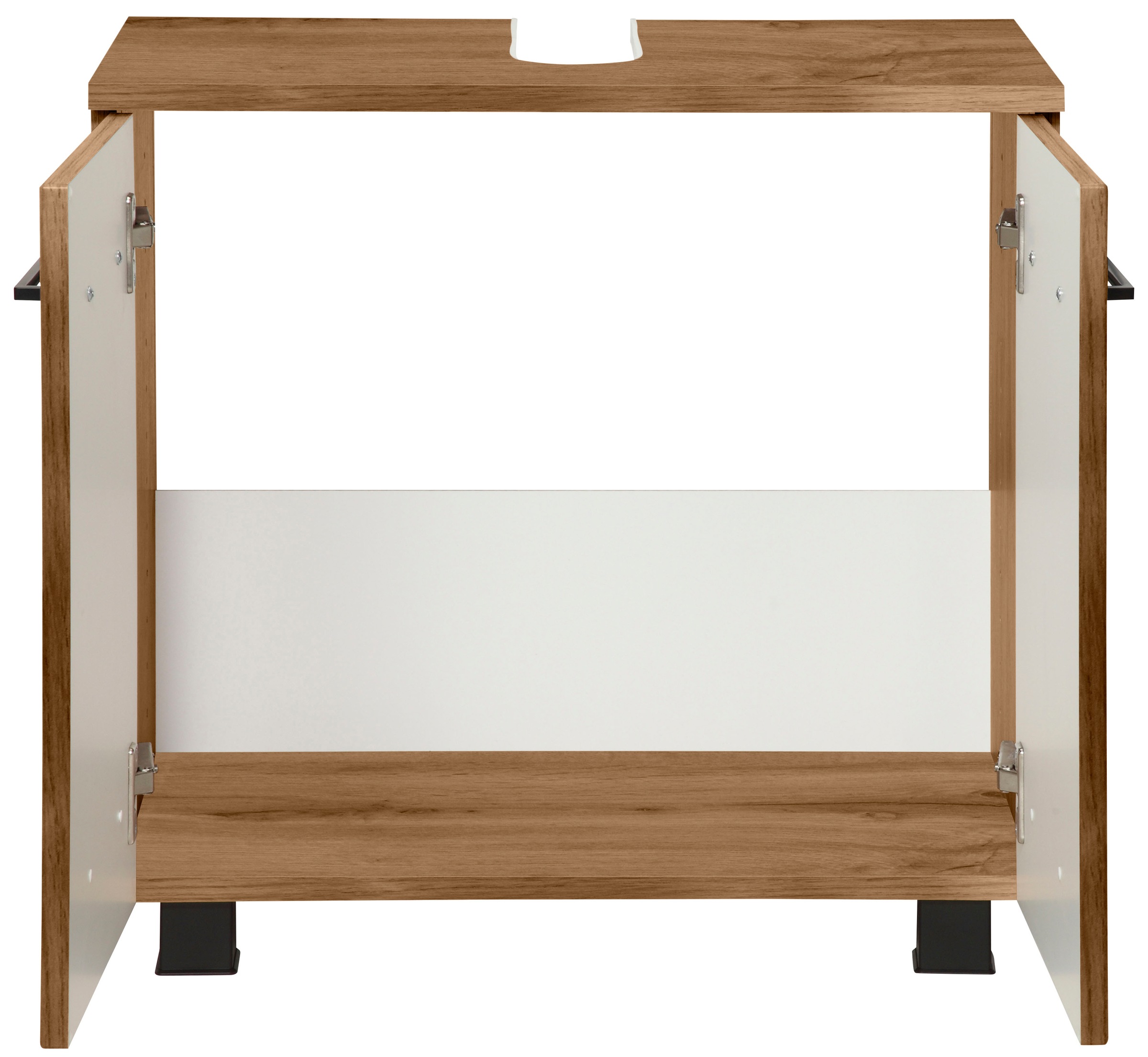 welltime Waschbeckenunterschrank »Trento, verschiedene Ausführungen und Farben«, Badmöbel, Breite 60cm, Badezimmerschrank Beckenunterschrank WBU