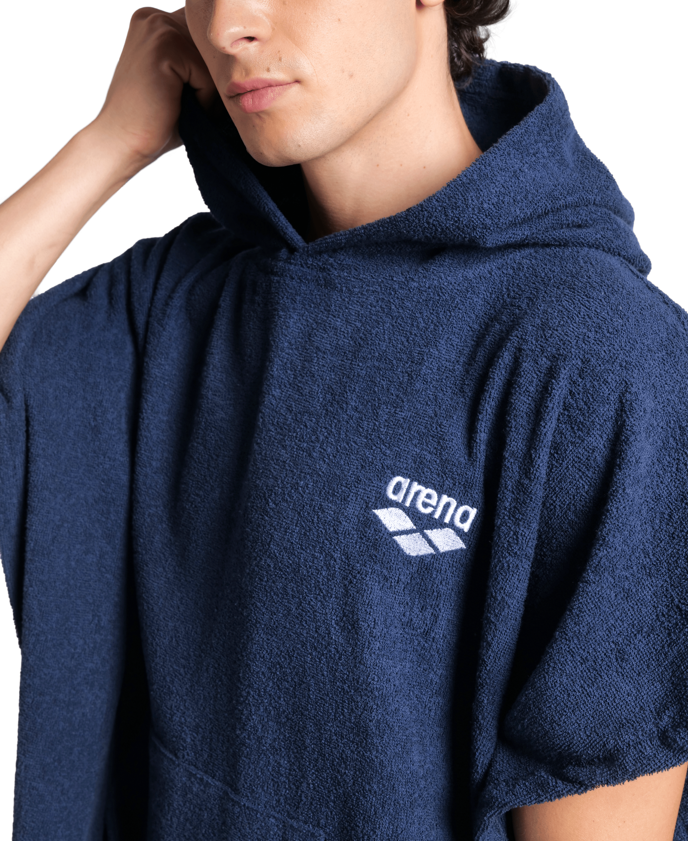 Arena Badeponcho »arena Unisex Baumwoll Poncho Bademantel« 1 Stk. Duschen, Strand, Sport, Schwimmbad, Sauna, Baumwolle, Unisex, bequem