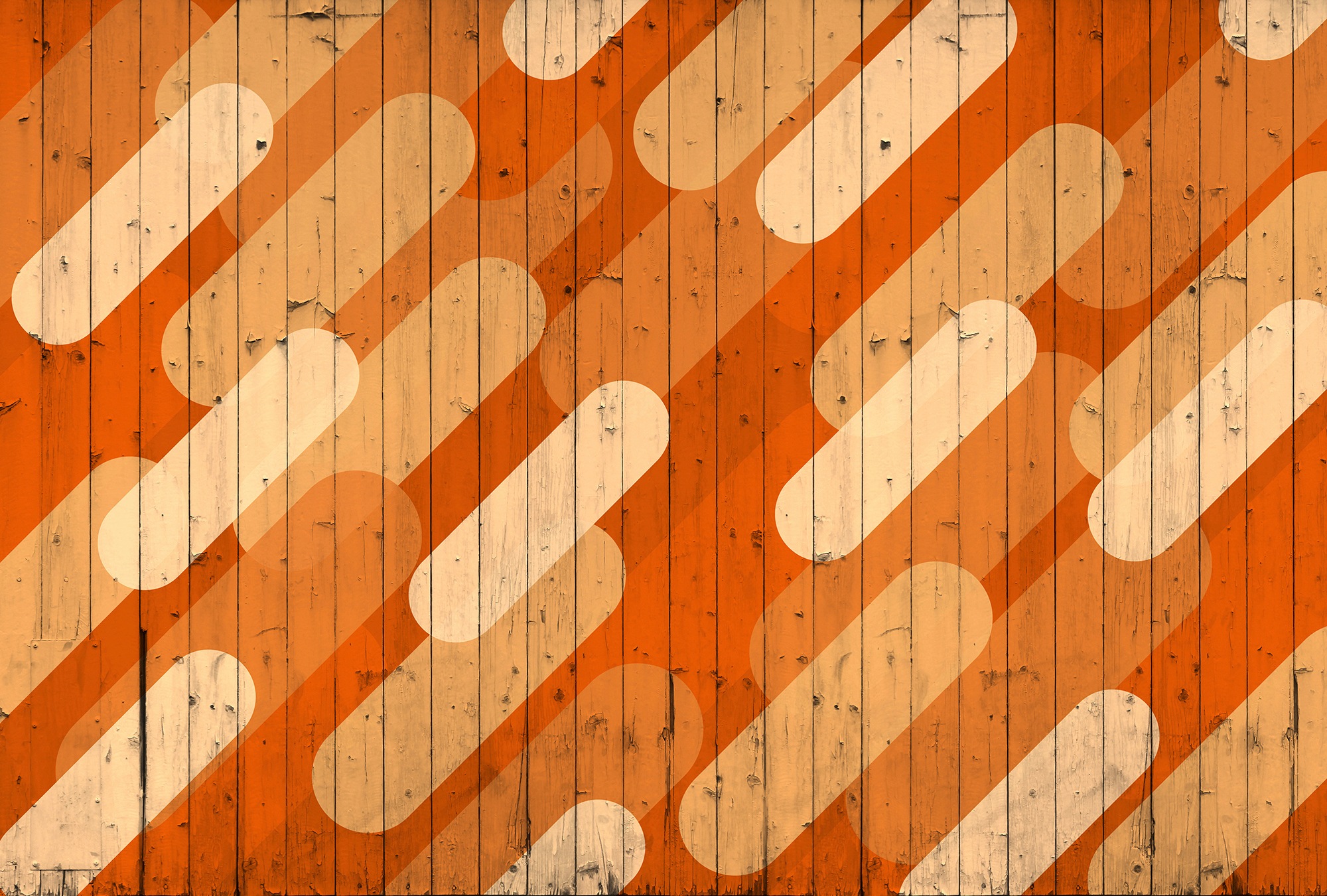 Architects Paper Fototapete »Atelier 47 Pill Pattern 2« Holz glatt Vlies, W günstig online kaufen