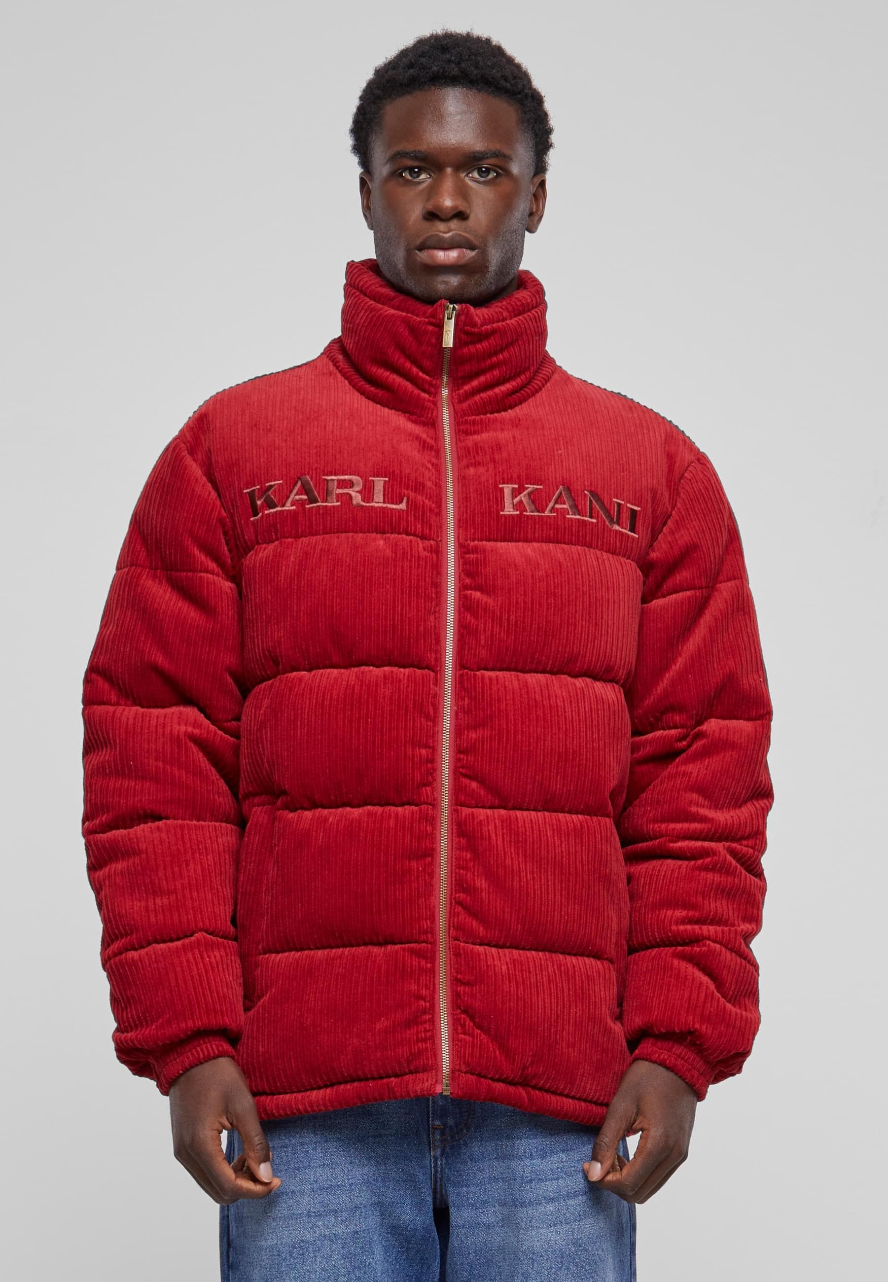 Karl Kani Winterjacke »Karl Kani Unisex KM233-038-1 KK Retro Corduroy Puffer Jacket« 1 Stk. tlg. ohne Kapuze