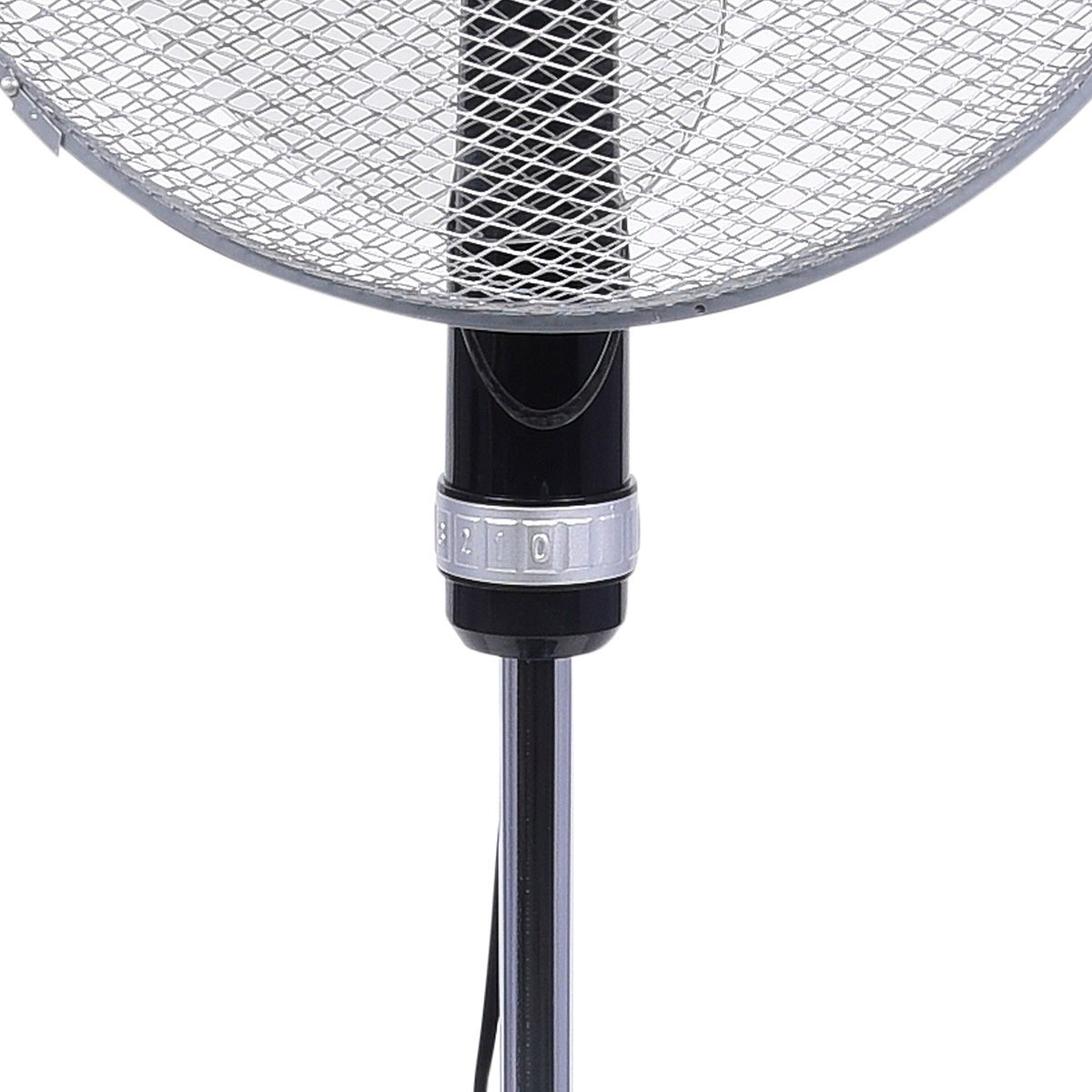 Sonnenkönig Standventilator »Black 16, Leistung 50W, schwenkbar, laufruhig, höhenverstellbar,«, hohe Effizienz, modernes Design, 3 Geschwindigkeiten