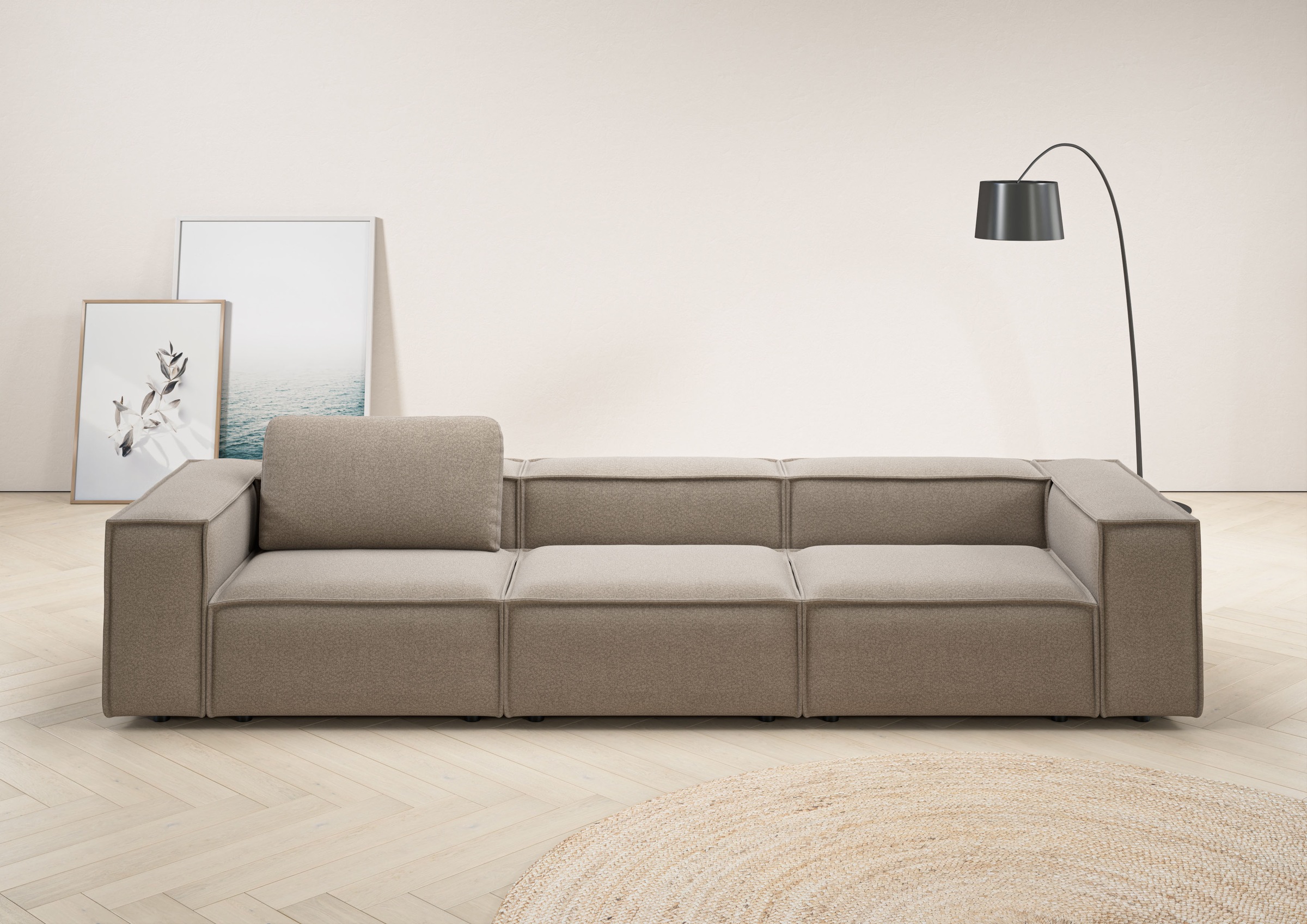 PLACES OF STYLE 3,5-Sitzer »Watertown, modernes Big-Sofa XXL, 336 cm Breite günstig online kaufen