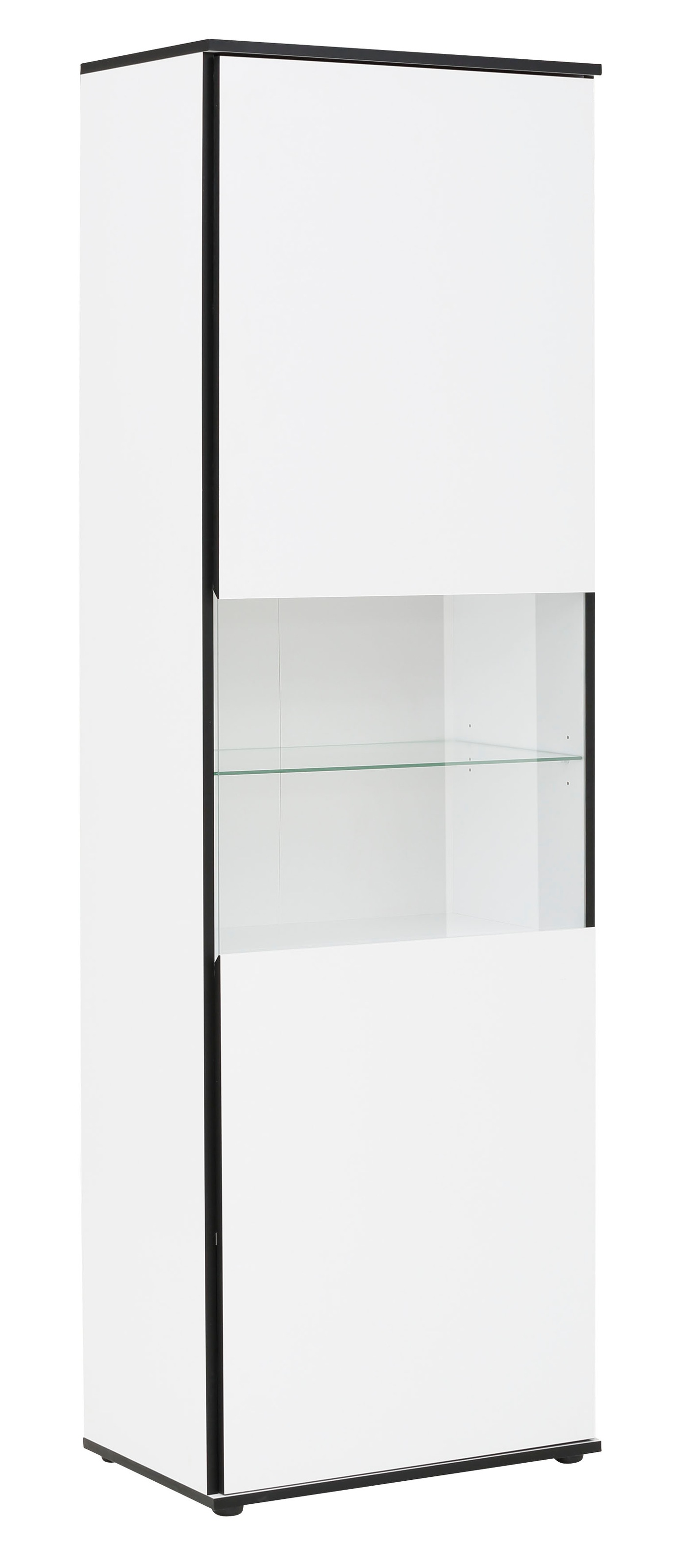 HELA Vitrine »Ariana«, mit angeschrägten Griffmulden, Höhe 195 cm