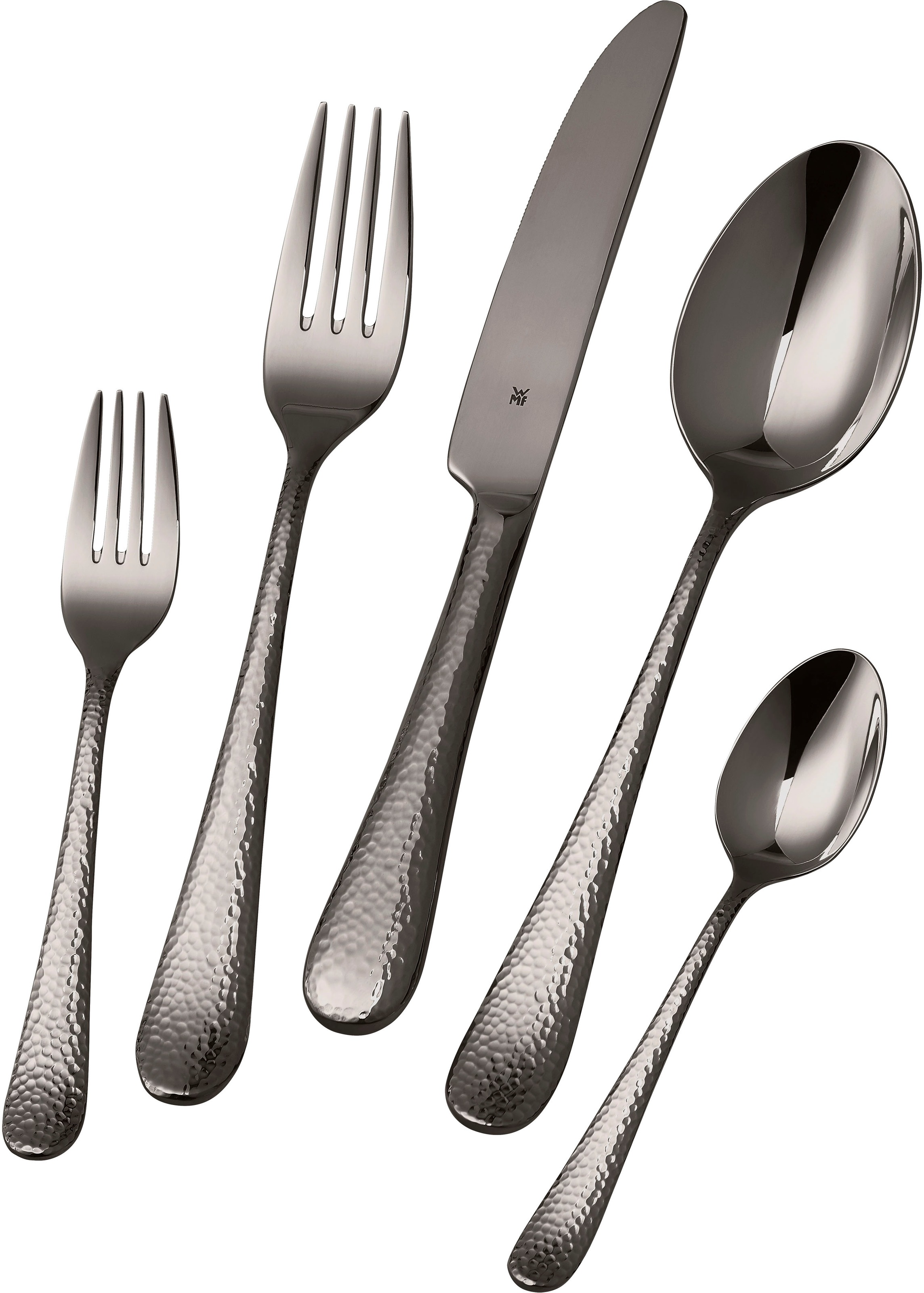 WMF Besteck-Set »Sitello«, (Set, 30 tlg.), geschmiedete Messer, farbecht, W günstig online kaufen