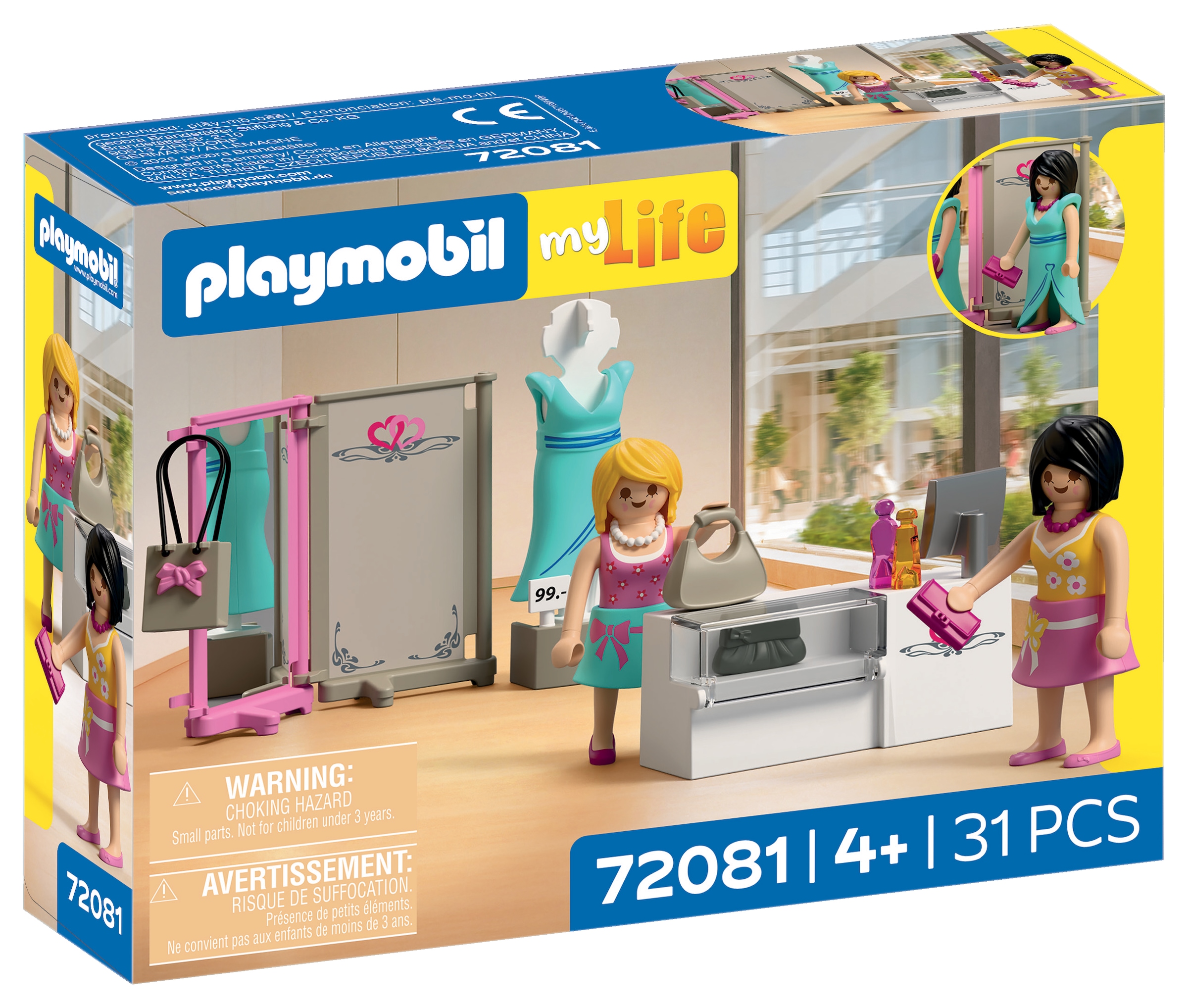 Playmobil® Konstruktions-Spielset »Modeboutique (72081), My Life« Made in Europe