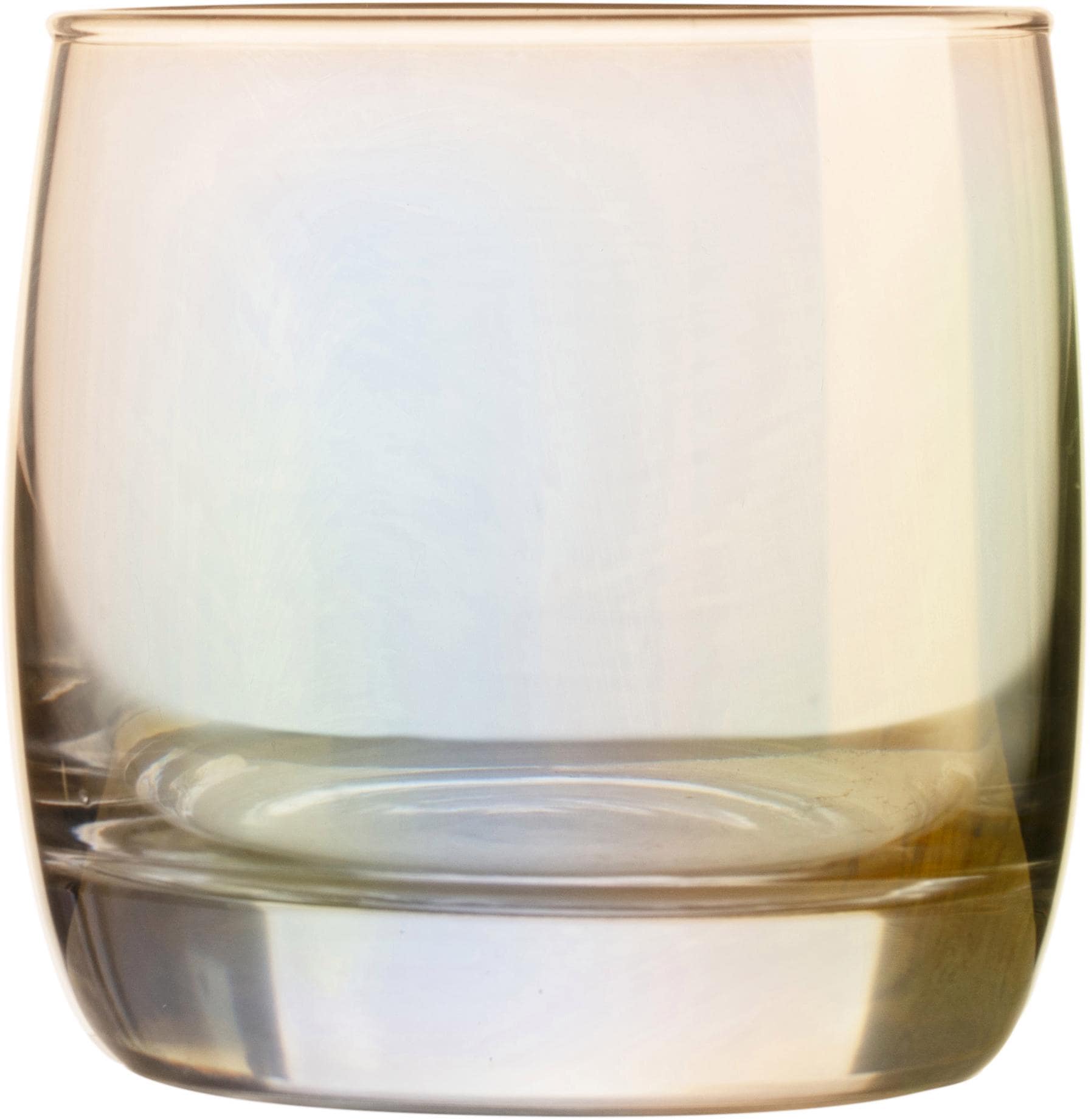 Luminarc Whiskyglas »Trinkglas Shiny«, (Set, 4 tlg.), Gläser Set, farblich beschichtet, 4-teilig