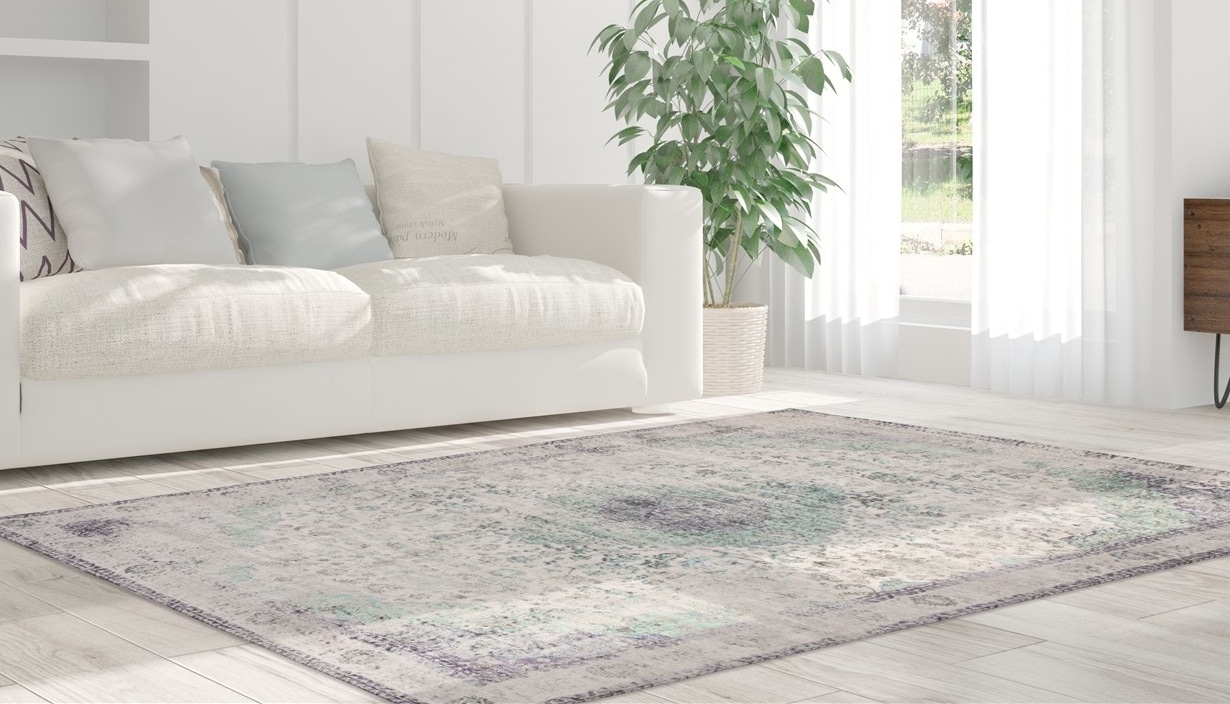calo-deluxe Teppich »Layata 8031«, rechteckig, 9 mm Höhe, Kurzflor, Wohnzim günstig online kaufen