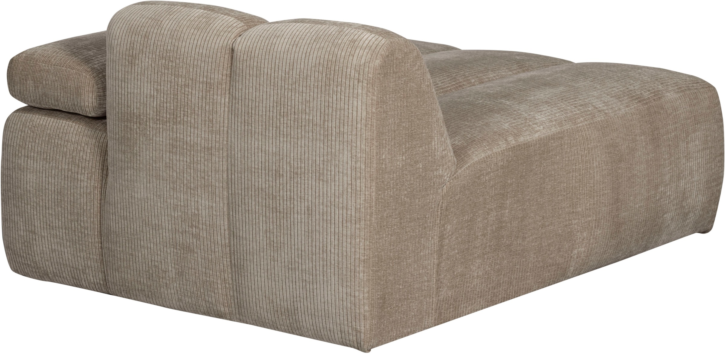 WOOOD Sofaelement »Mojo Bouclé-Bezug mit verstellbarer Armlehne B 124 x D 97 x H 74 cm« Maximale Verschleißfestigkeit, Tragkraft 120 kg, montiert geliefert