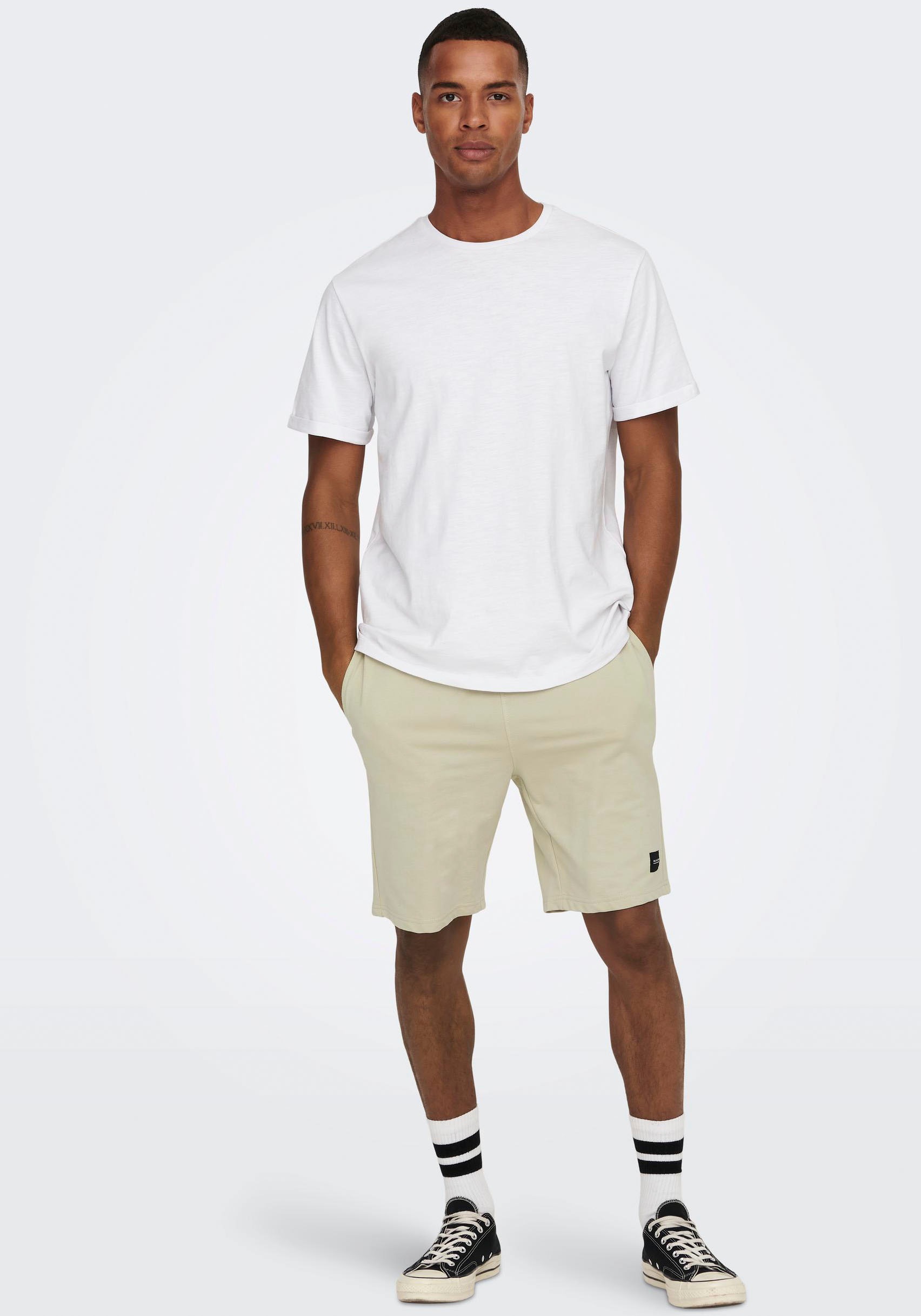 4. Bild von ONLY & SONS Sweatshorts »ONSNEIL SWEAT SHORTS«, unifarben