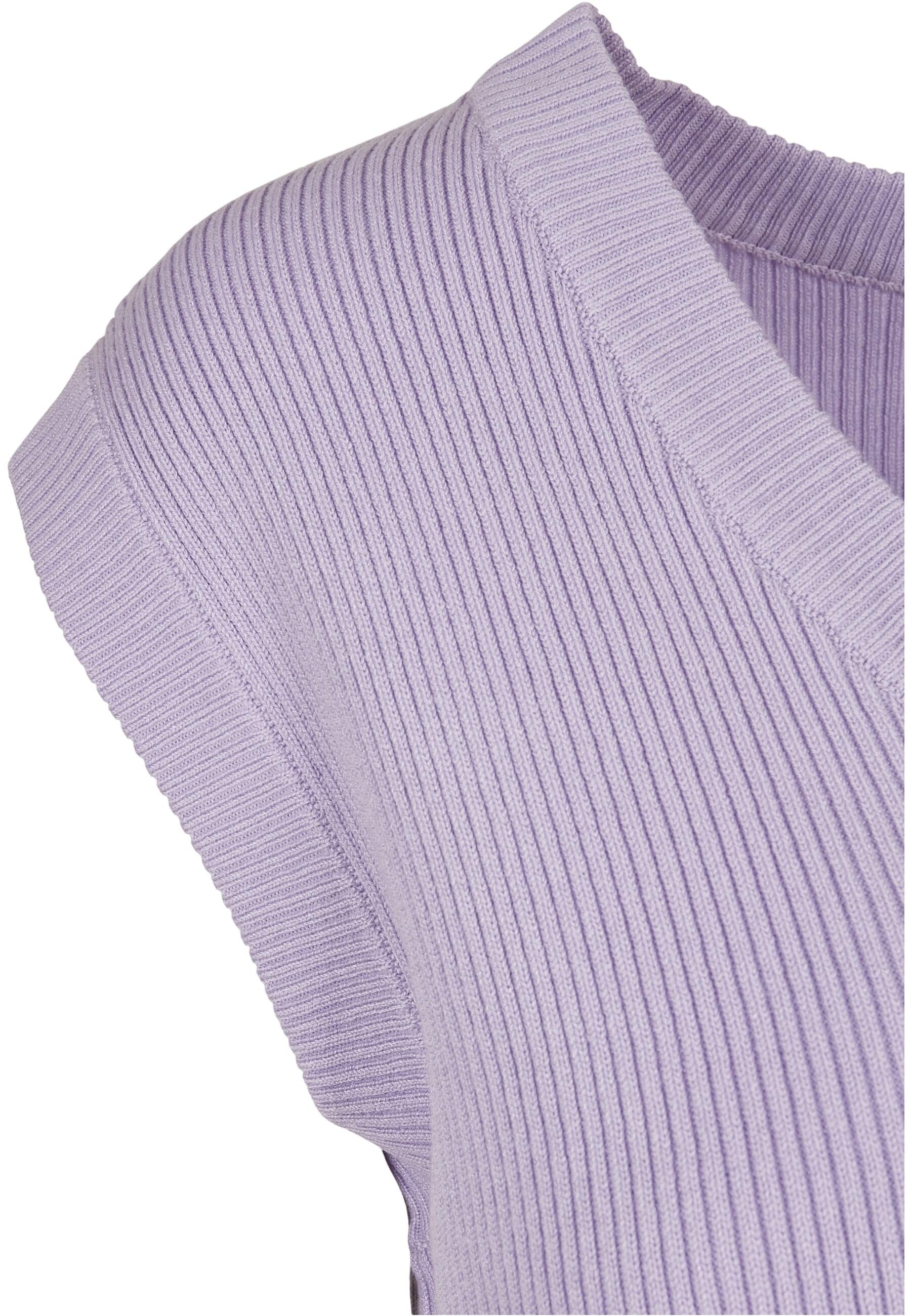 URBAN CLASSICS Rundhalspullover »Urban Classics Damen Ladies Short Knittd Slip On« 1 Stk.