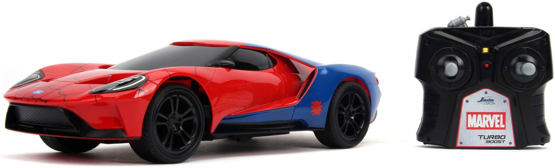 JADA RC-Auto »Marvel Spider-Man RC 2017 Ford GT, 1:16, 2,4GHz«