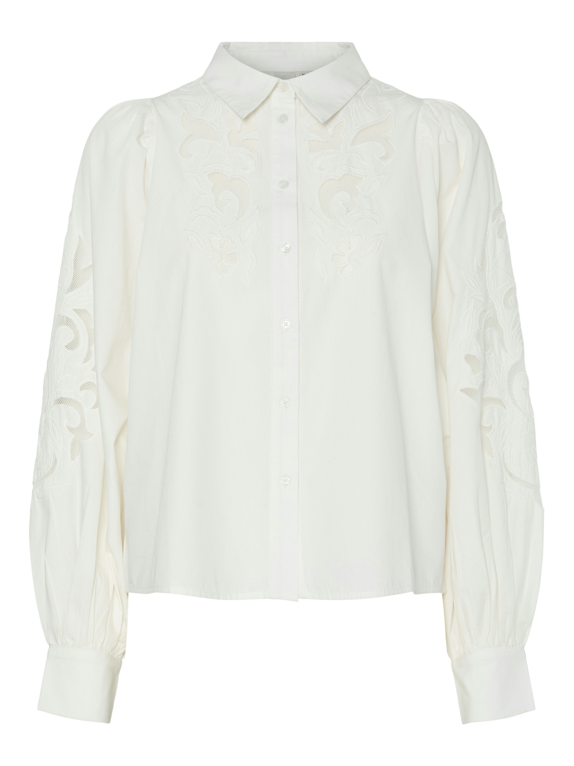 Y.A.S Spitzenbluse »YASZIMIA LS SHIRT S. NOOS«