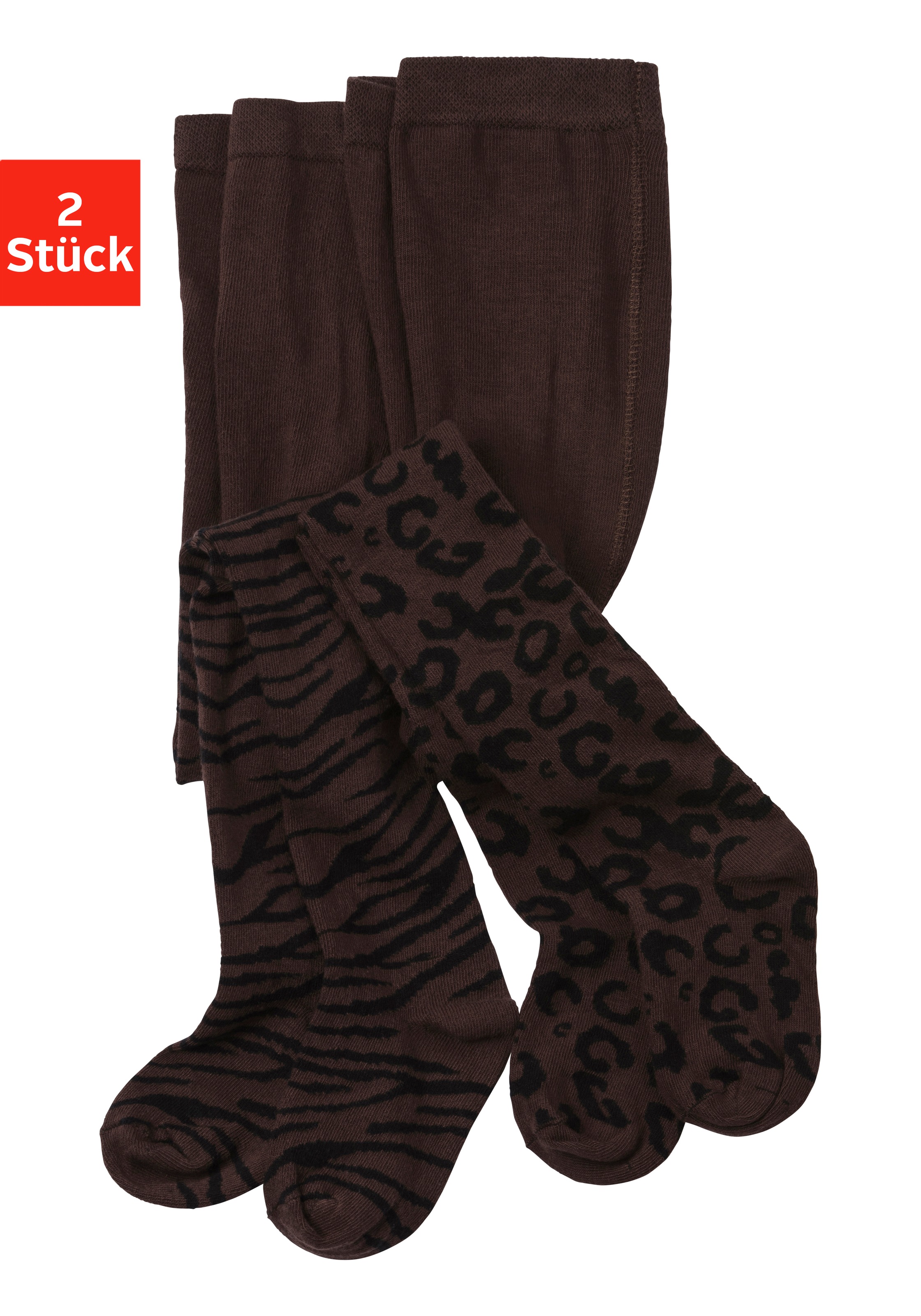 H.I.S Strickstrumpfhose, (2 St.), mit Animal Design kaufen