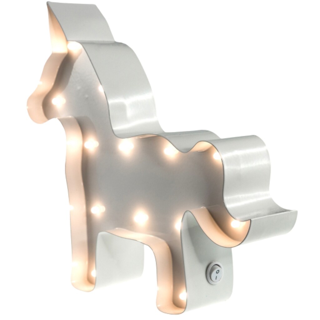 MARQUEE LIGHTS LED Dekolicht »Unicorn«, 13 flammig-flammig