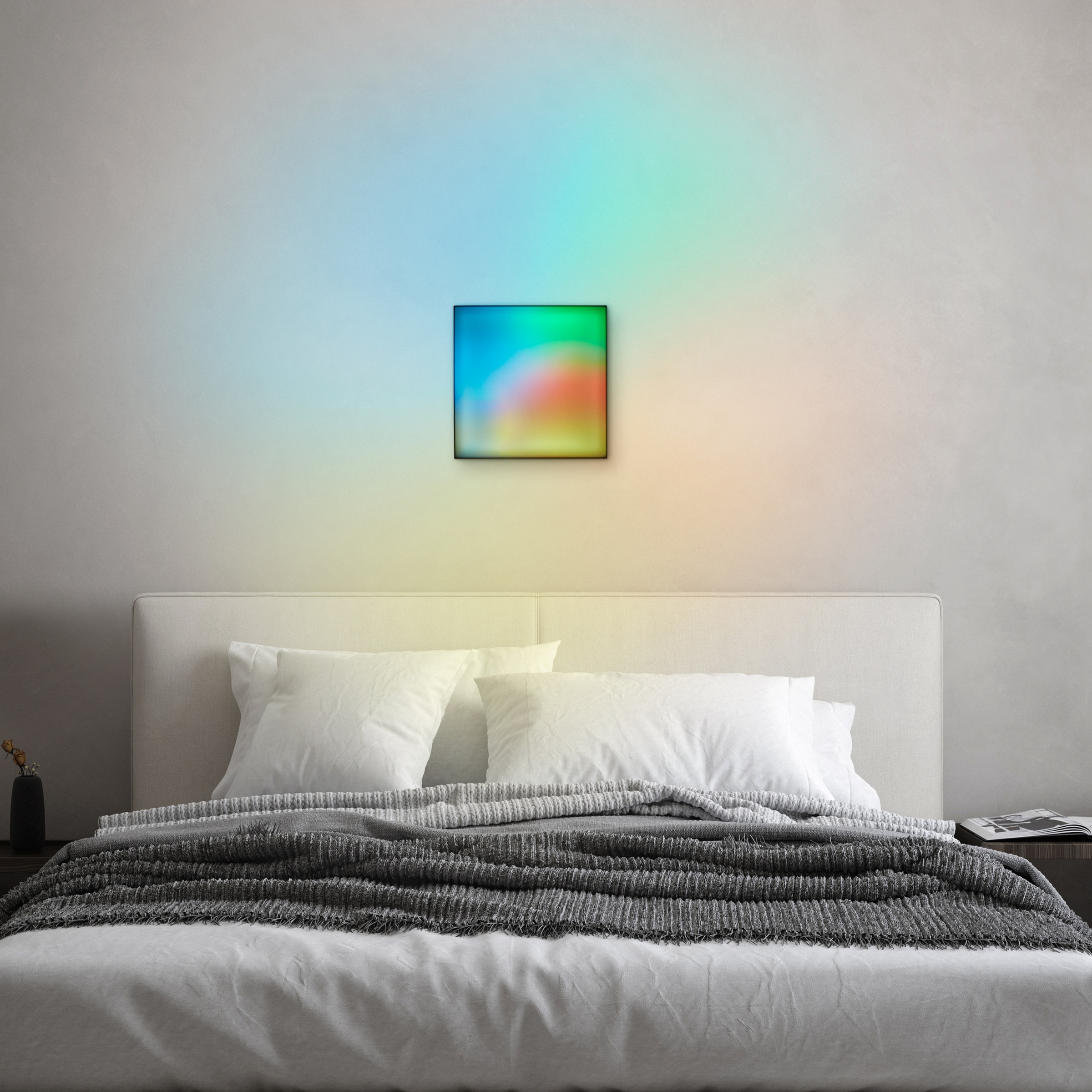 Brilliant LED Panel »Malgas«, 40 x 40 cm, 2300 lm, Metall/Kunststoff, weiß