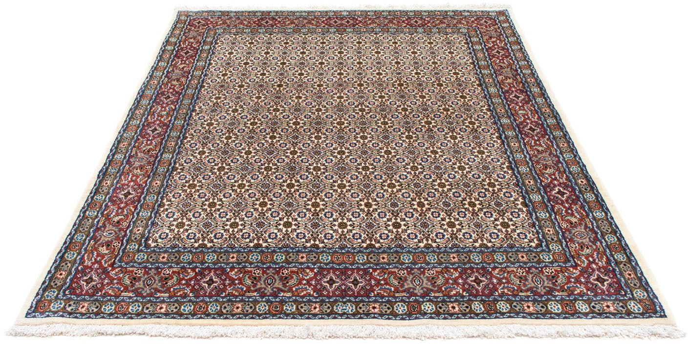 morgenland Wollteppich »Moud Medaillon Beige 230 x 167 cm«, rechteckig, 10 günstig online kaufen