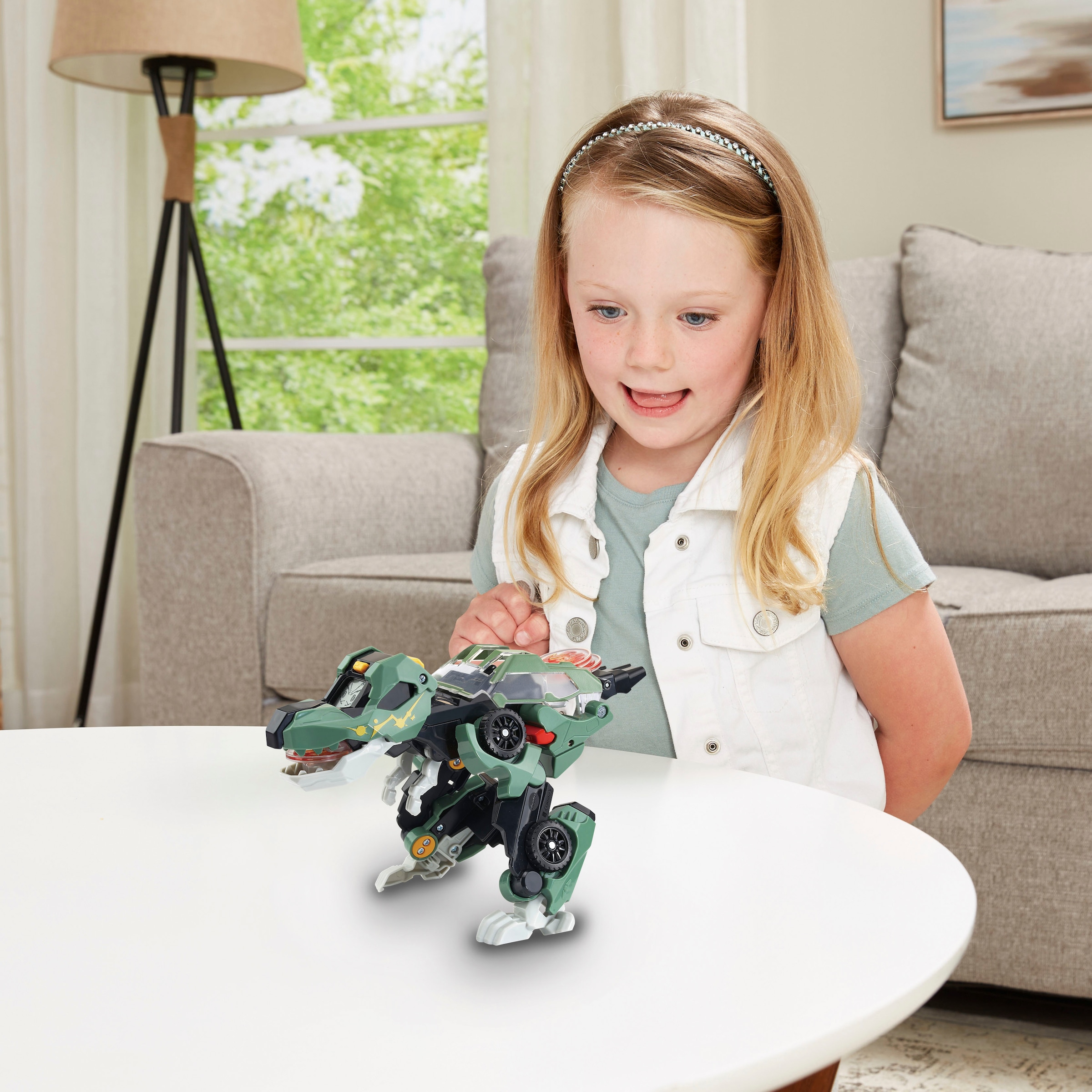 Vtech® Spielfigur »Switch & Go Dinos, Fighter Launcher-T-Rex«, mit Sound