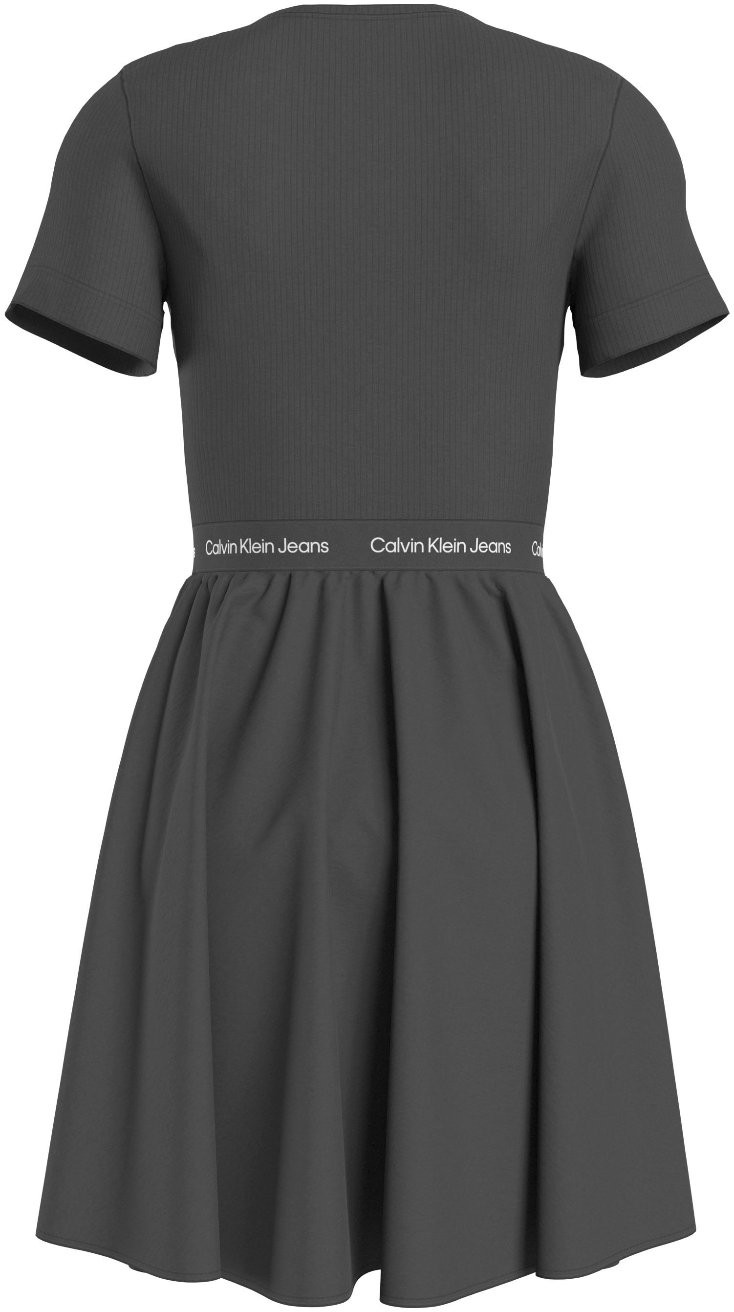 Calvin Klein Jeans Plus Skaterkleid »PLUS LOGO ELASTIC SS DRESS«, Große Größen