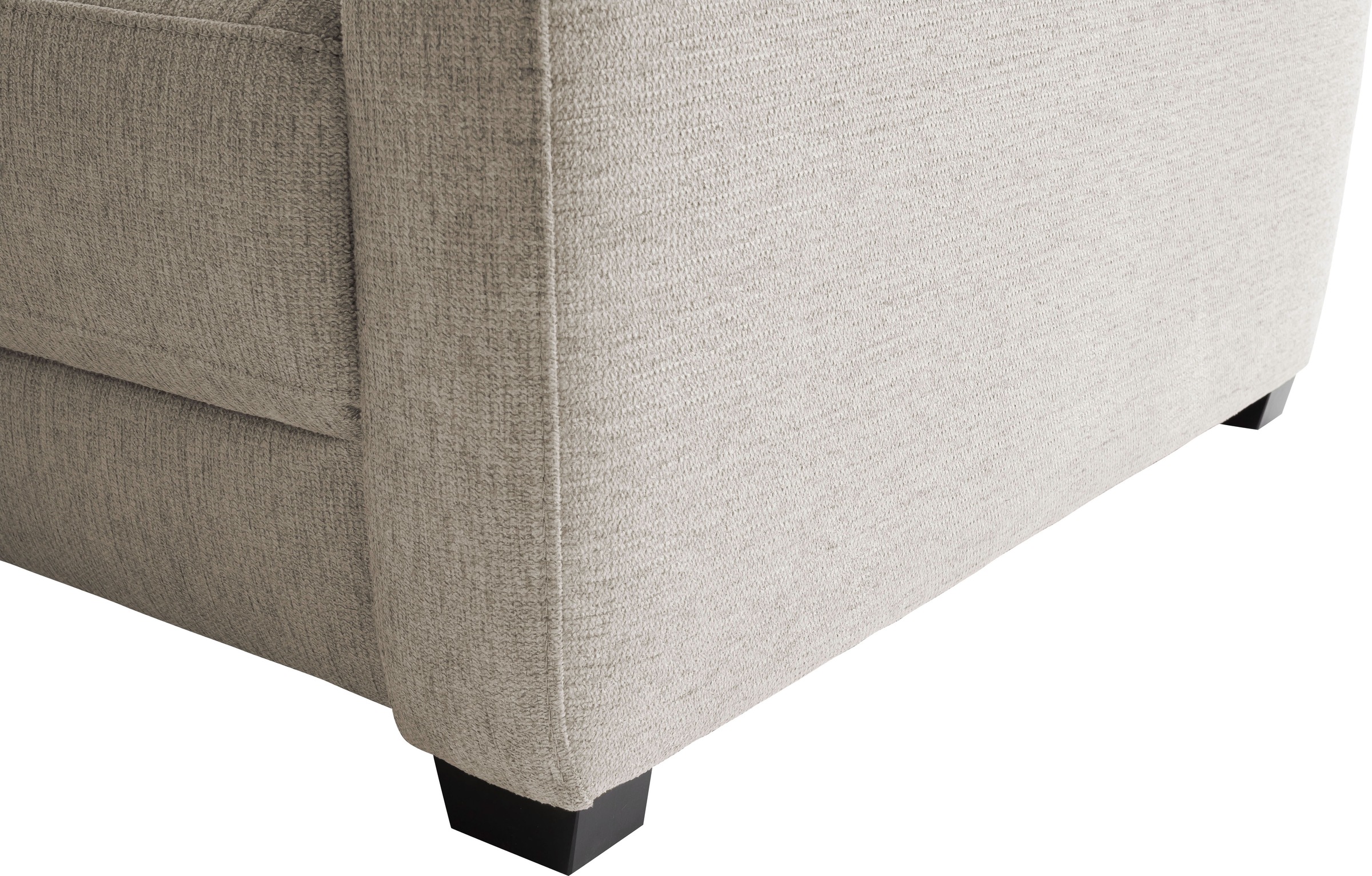 Mr. Couch Ecksofa »Pierre, L-Form mit BoxSpring«, Mit Boxpring-Taschenfederkern
