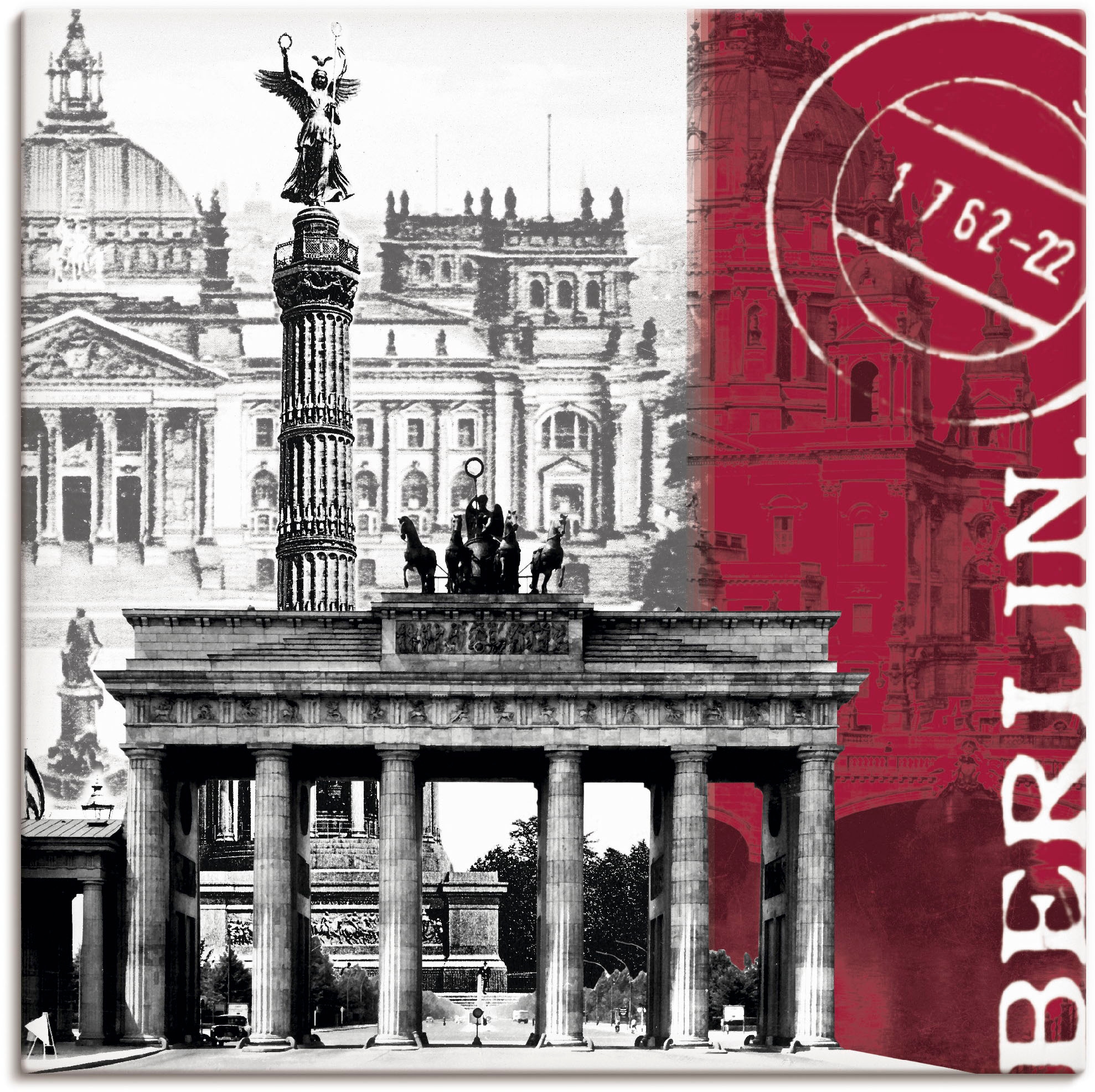 Artland Wandbild »Berlin I«, Gebäude, (1 St.), als Alubild, Outdoorbild, Le günstig online kaufen