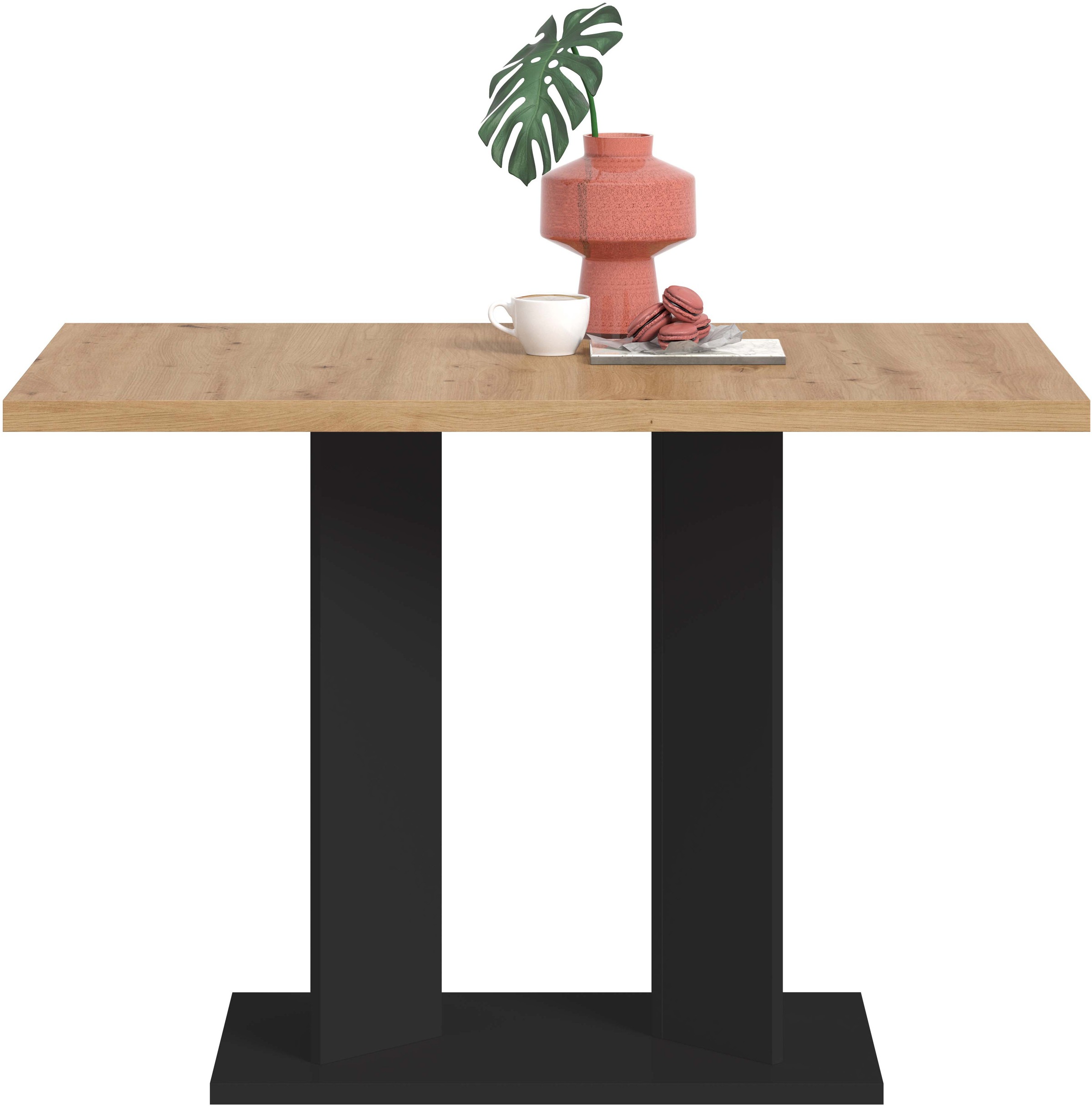 Home affaire Esstisch »GERO, 110x76x70 cm, mit Säulengestell« in verschiedenen Ausführungen erhältlich, 1 Stk. tlg. Tisch, Esstisch, Esszimmer, Esszimmertisch, Küchetisch, Bartisch