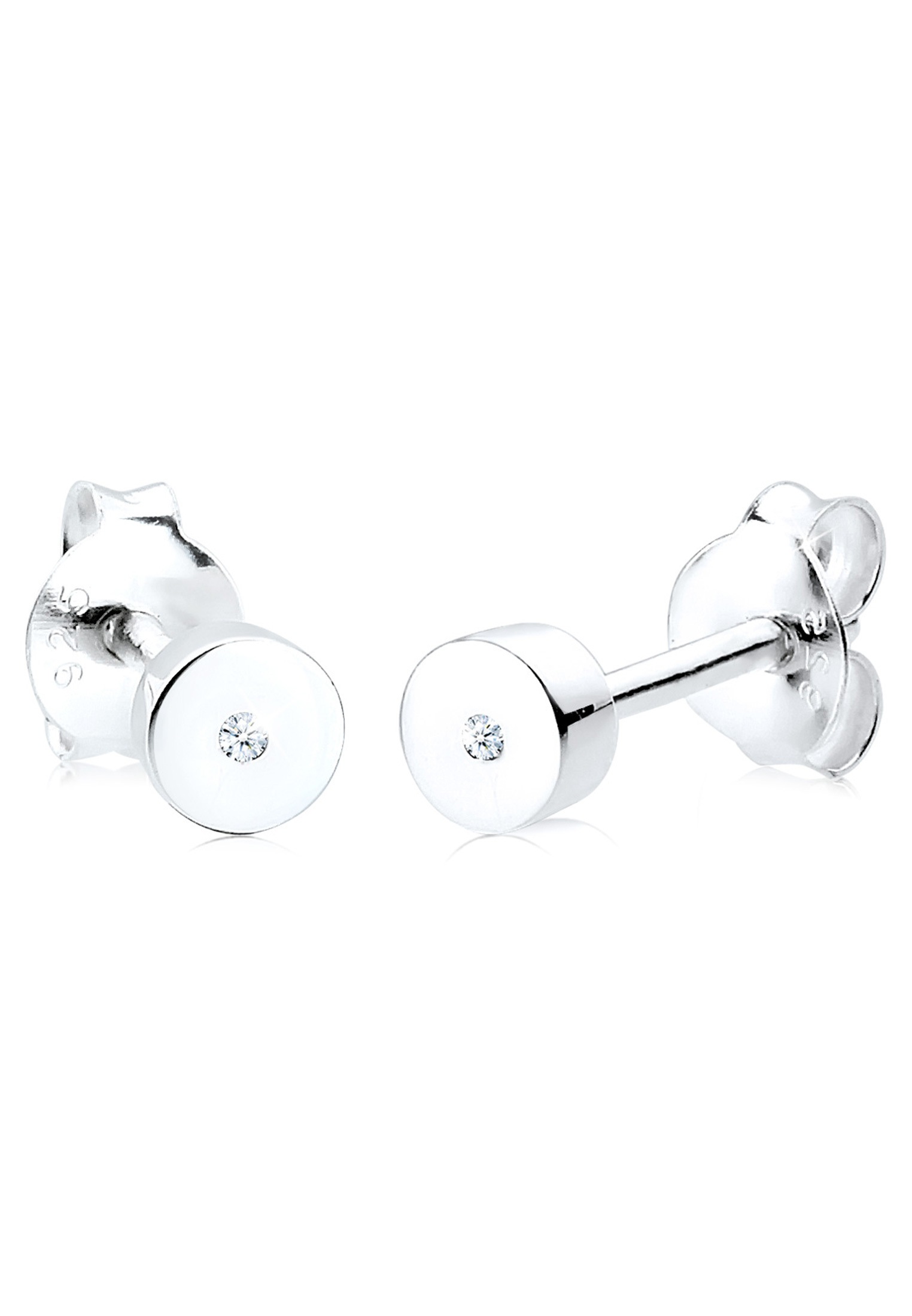 Elli DIAMONDS Paar Ohrstecker »Diamant Weiß Brillantschliff (0.01 ct) 925 Sterling Silber«