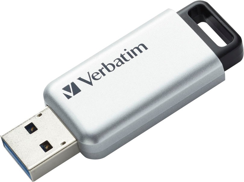 Verbatim USB-Stick »Secure Pro 64GB«, (USB 3.2 Lesegeschwindigkeit 35 MB/s)