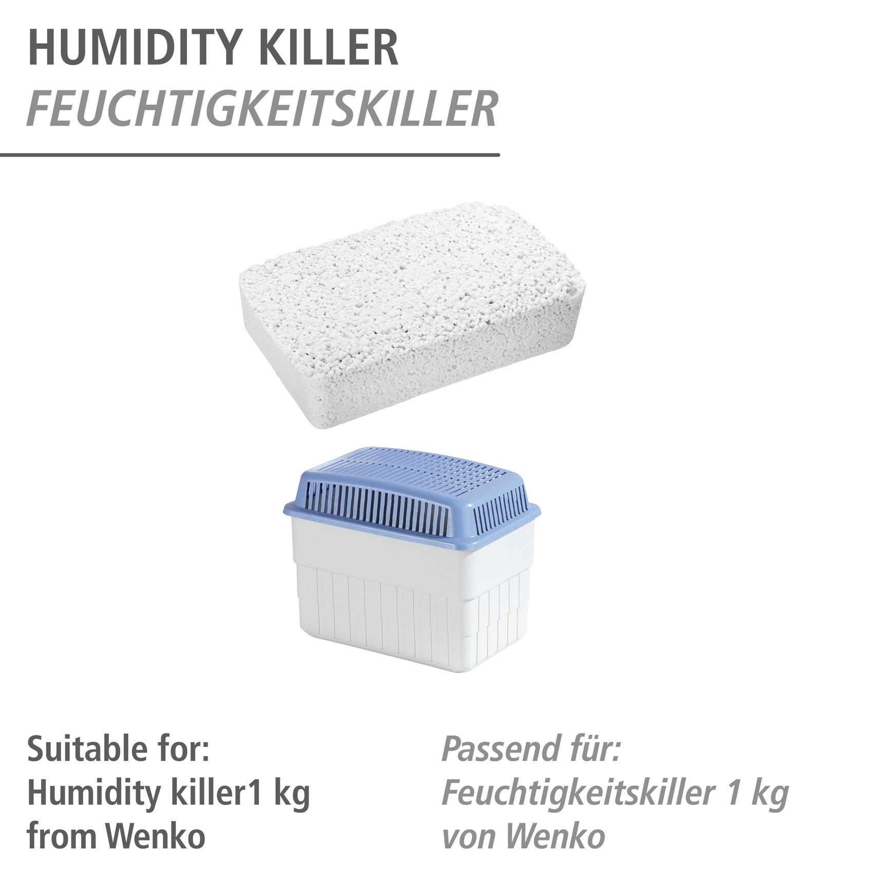 WENKO Raumentfeuchter-Nachfüllpack »Vanilleduft« Packung, 3 Stk. tlg. 3-er Set Nachfüllpack für Raumentfeuchter, geräuschlos, ohne Strom