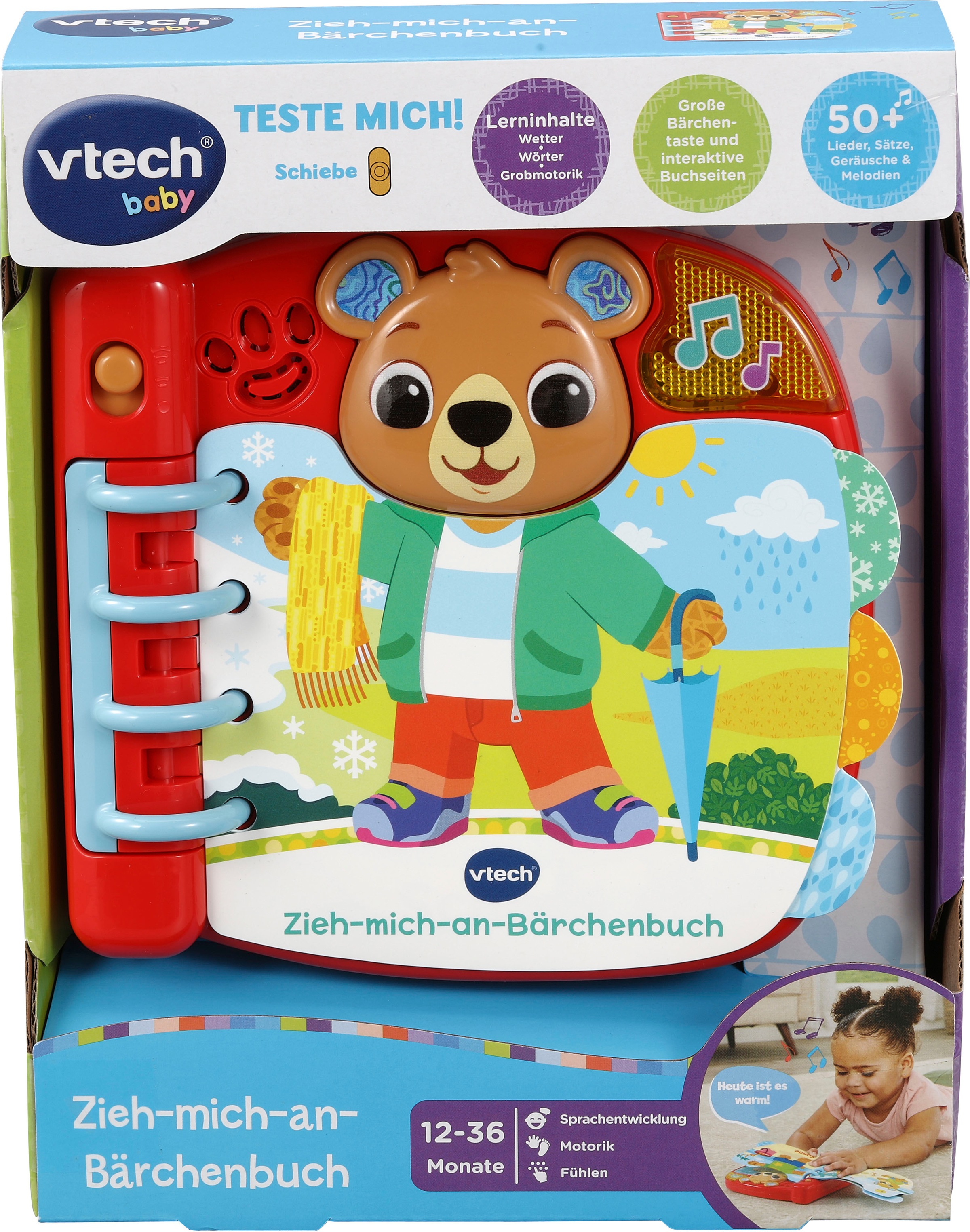 Vtech® Buch Zieh-mich-an-Bärchenbuch«, Licht mit jetzt und »Vtech Sound %Sale Baby, im
