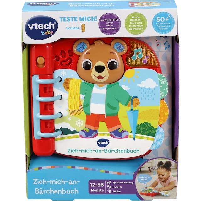 Zieh-mich-an-Bärchenbuch«, jetzt mit Baby, Vtech® und im Sound Licht Buch »Vtech %Sale