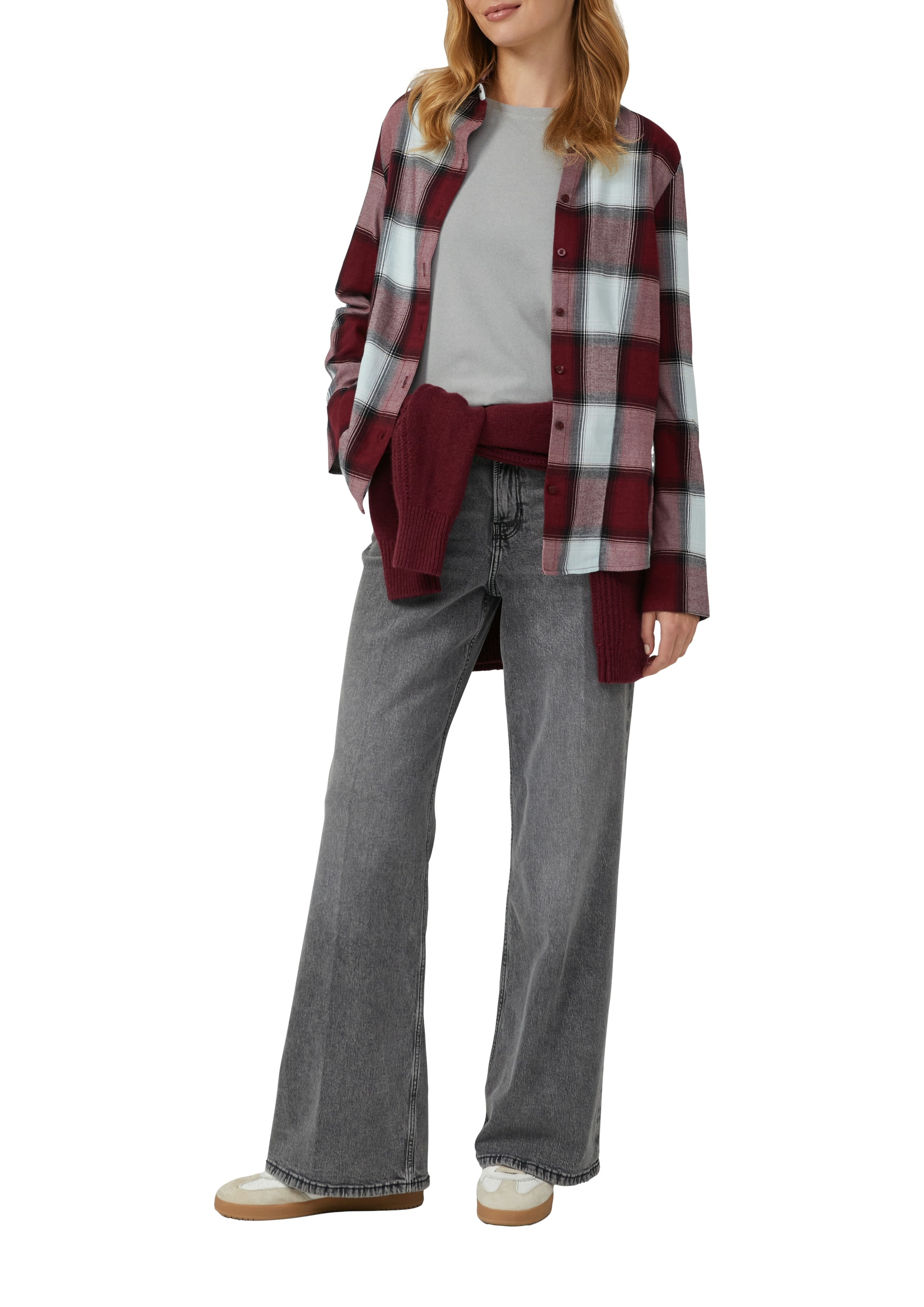 s.Oliver Hemdbluse mit Karo Muster