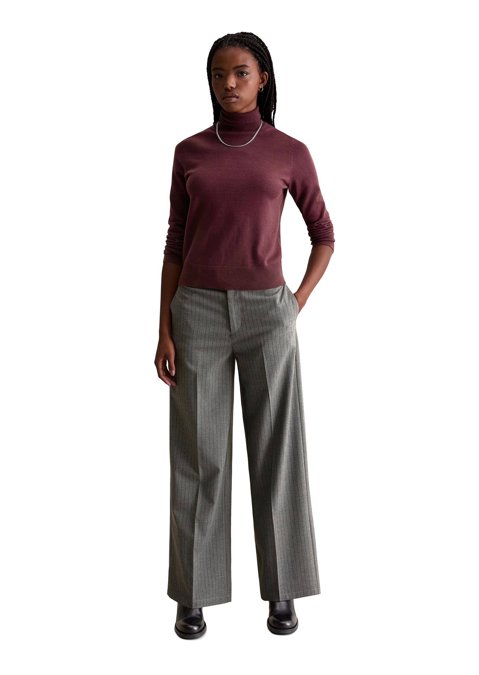 Marc O'Polo DENIM Rollkragenpullover Feinstrick, Basic, normale Passform