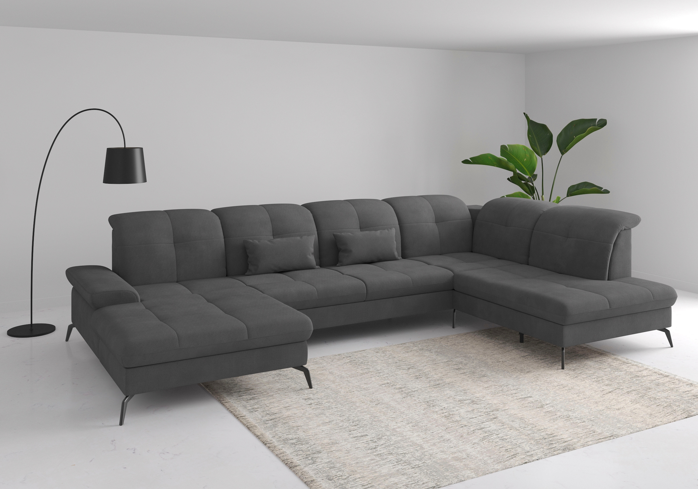 sit&more Wohnlandschaft »Amica«, inkl Sitztiefenverstellung und Armteilvers günstig online kaufen