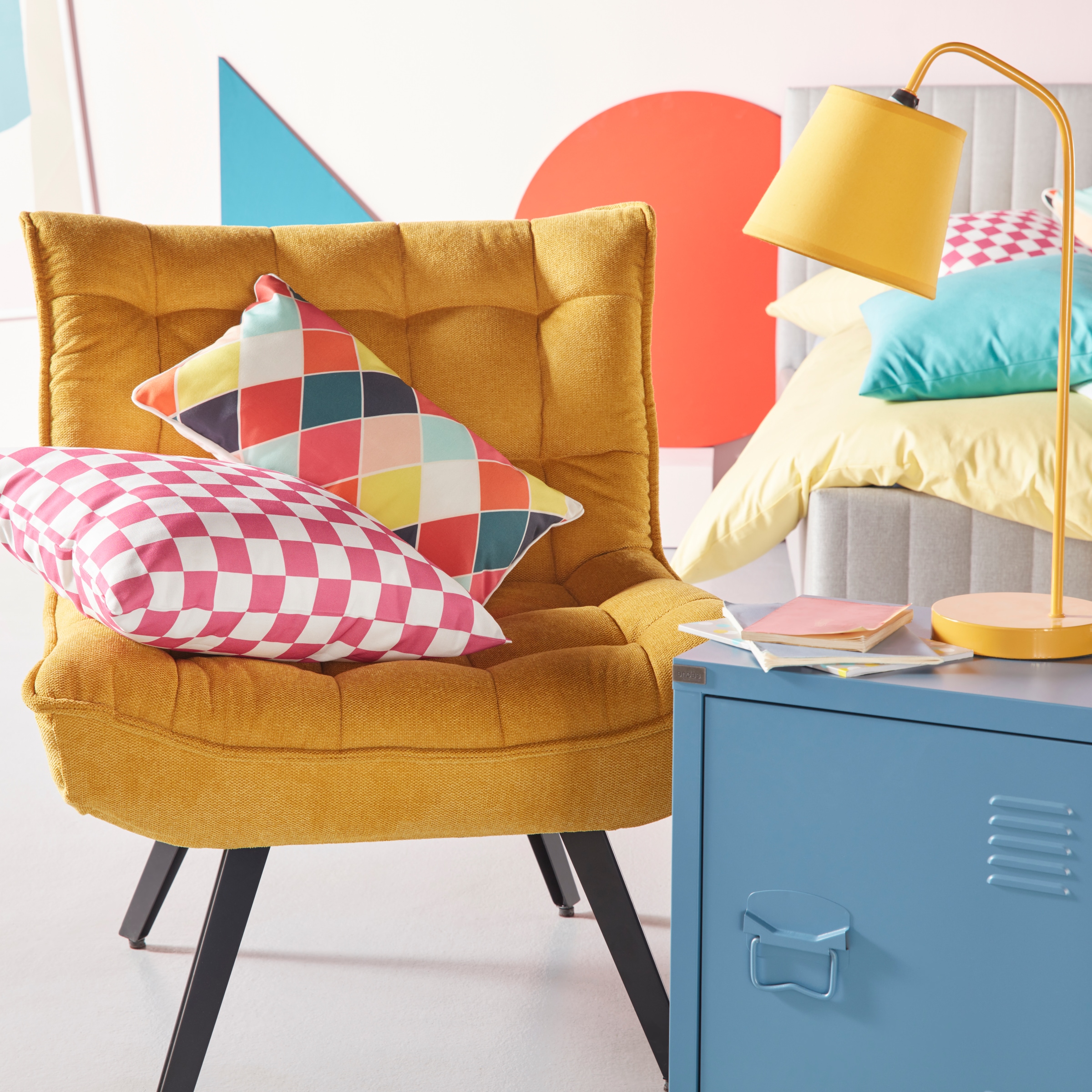 H.O.C.K. Dekokissen »Diamond« Kissenhülle mit Füllung, 1 Stück, 50/30 cm