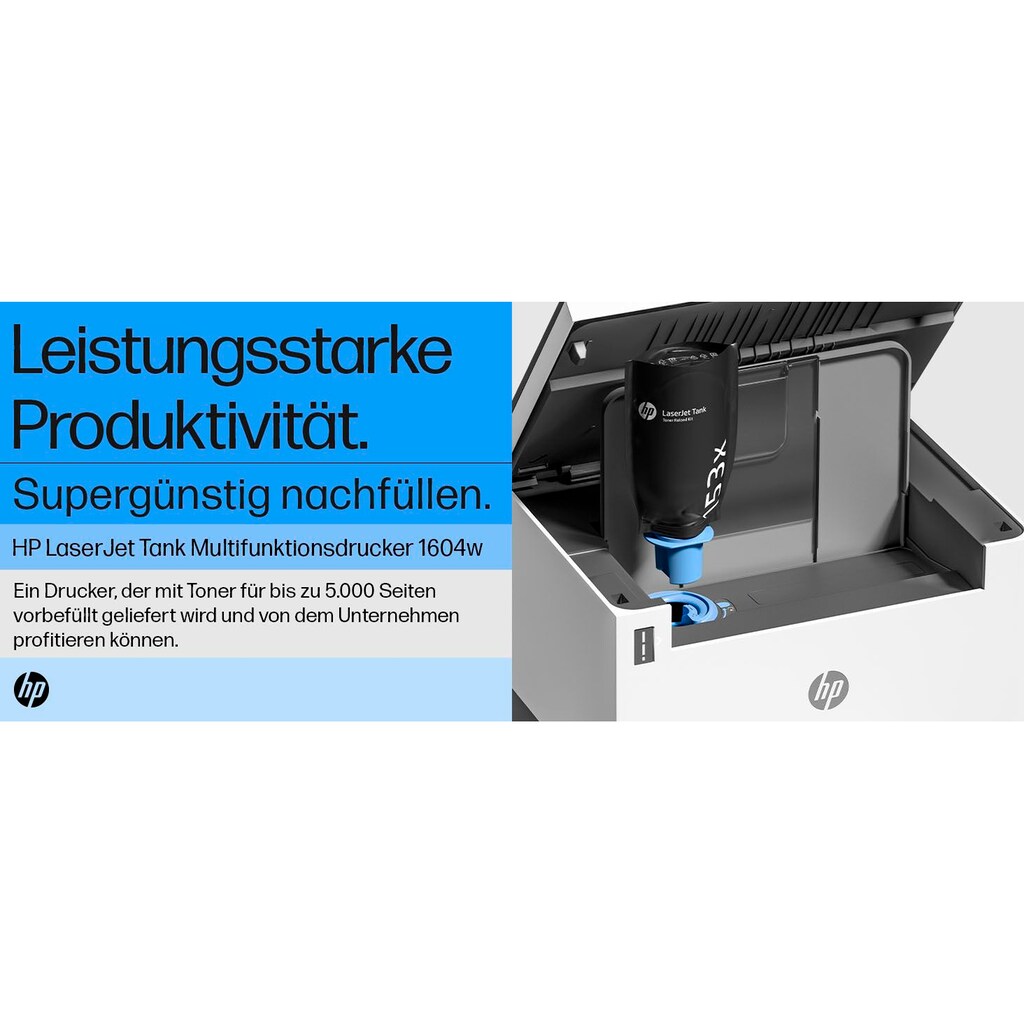 HP Laserdrucker »LaserJet Tank MFP 1604W Printer«