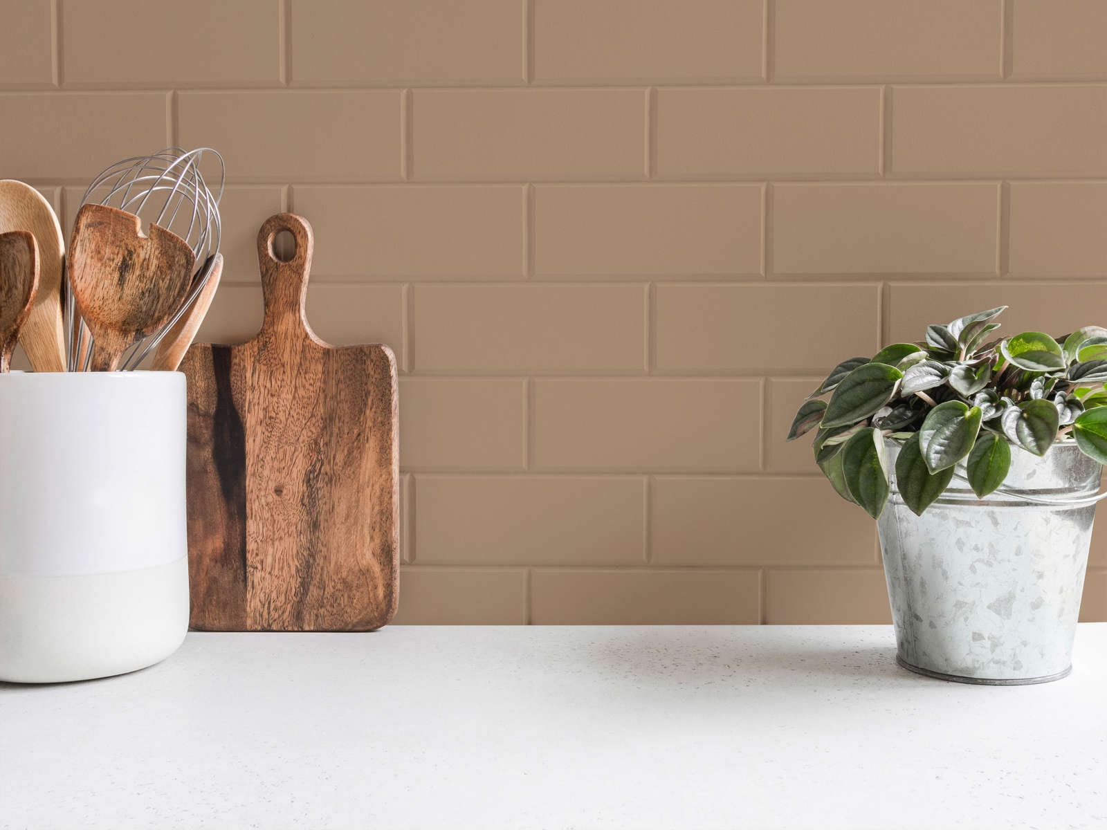 A.S. Création Wand- und Deckenfarbe »Seidenmatt Innenfarbe THE COLOR KITCHEN« für Wohnzimmer Schlafzimmer Flur Küche, versch. Brauntöne