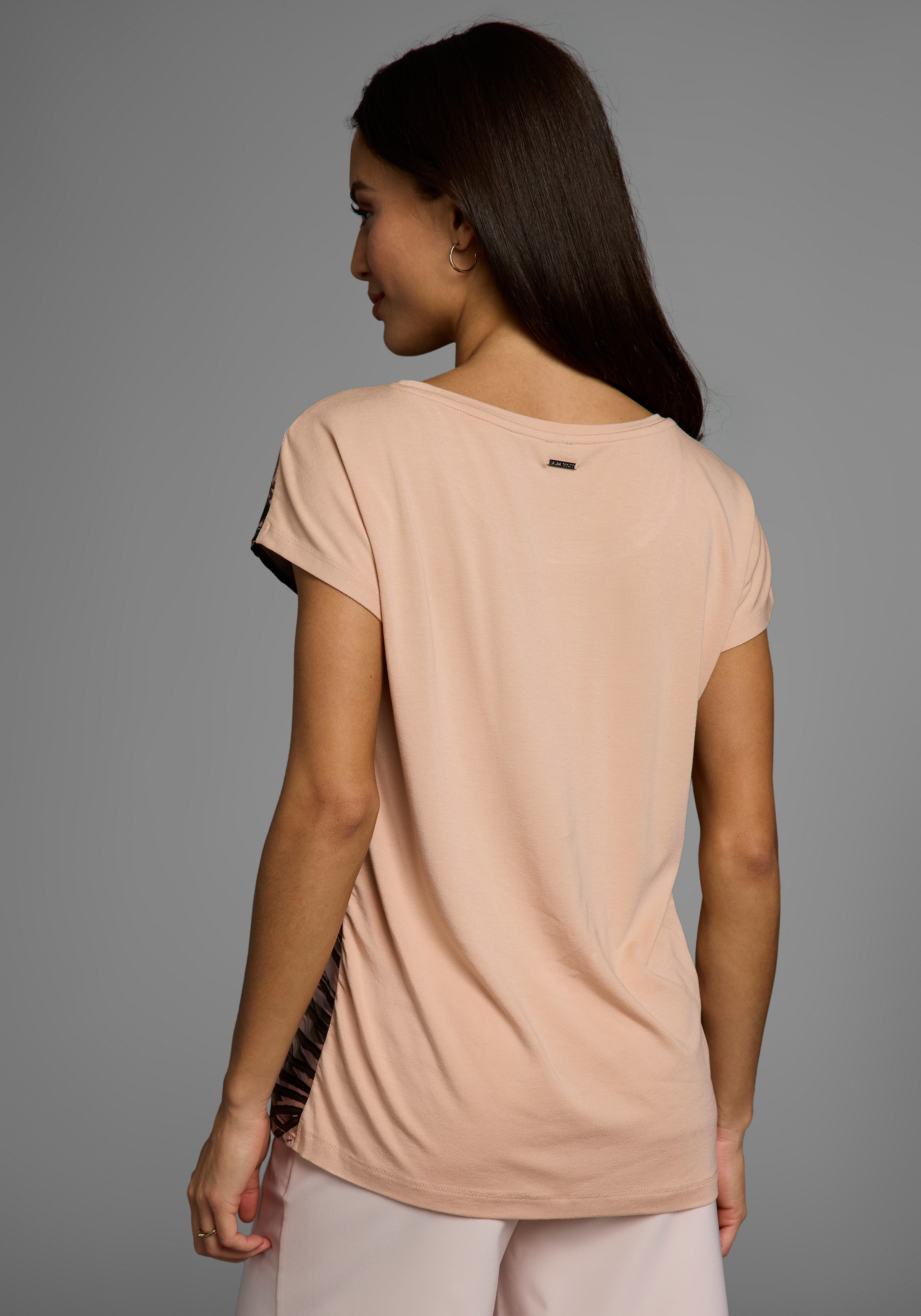 Laura Scott Shirtbluse, in modischem Materialmix - NEUE FARBEN