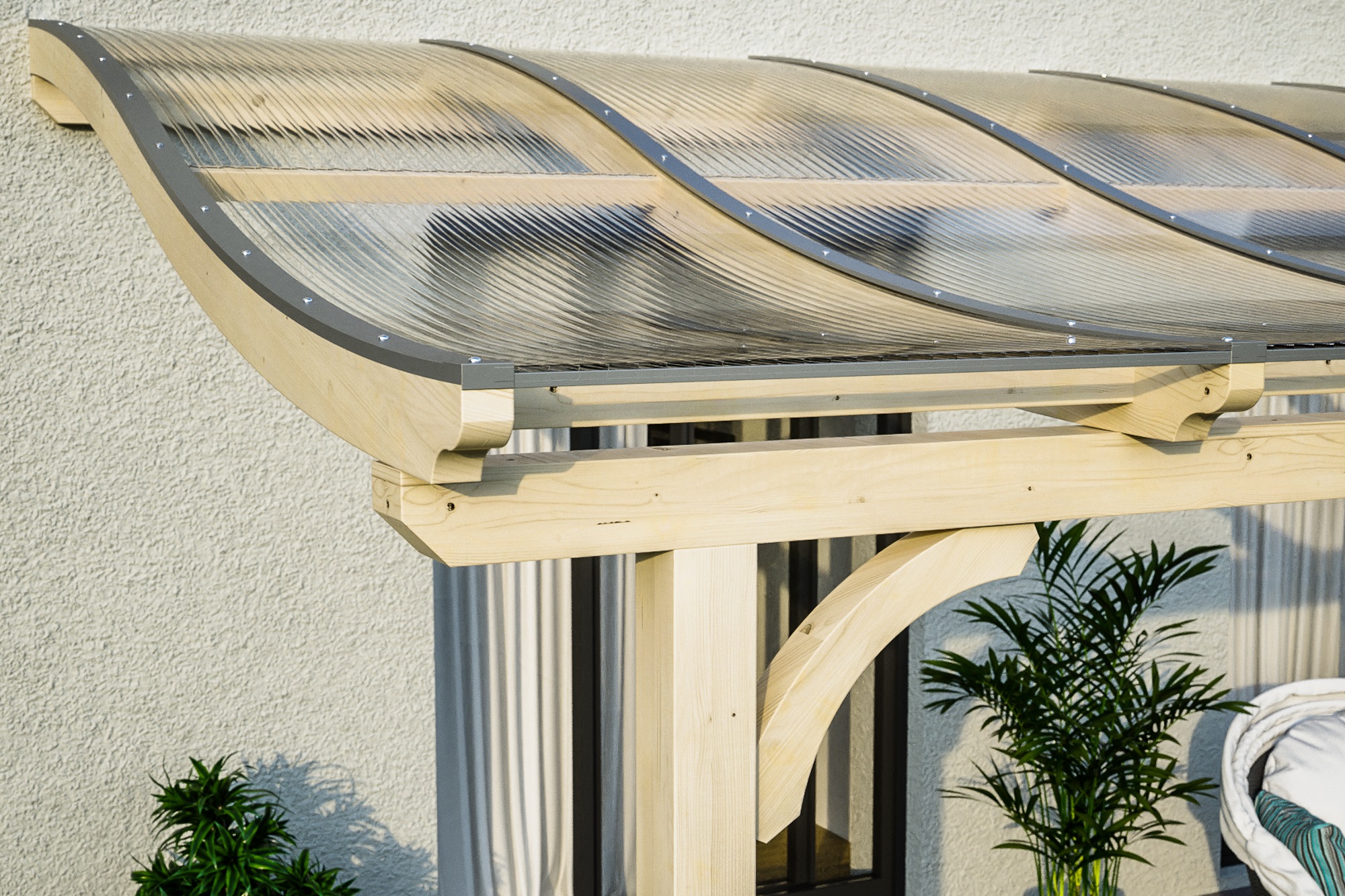 Skanholz Terrassendach »Venezia« Leimholz