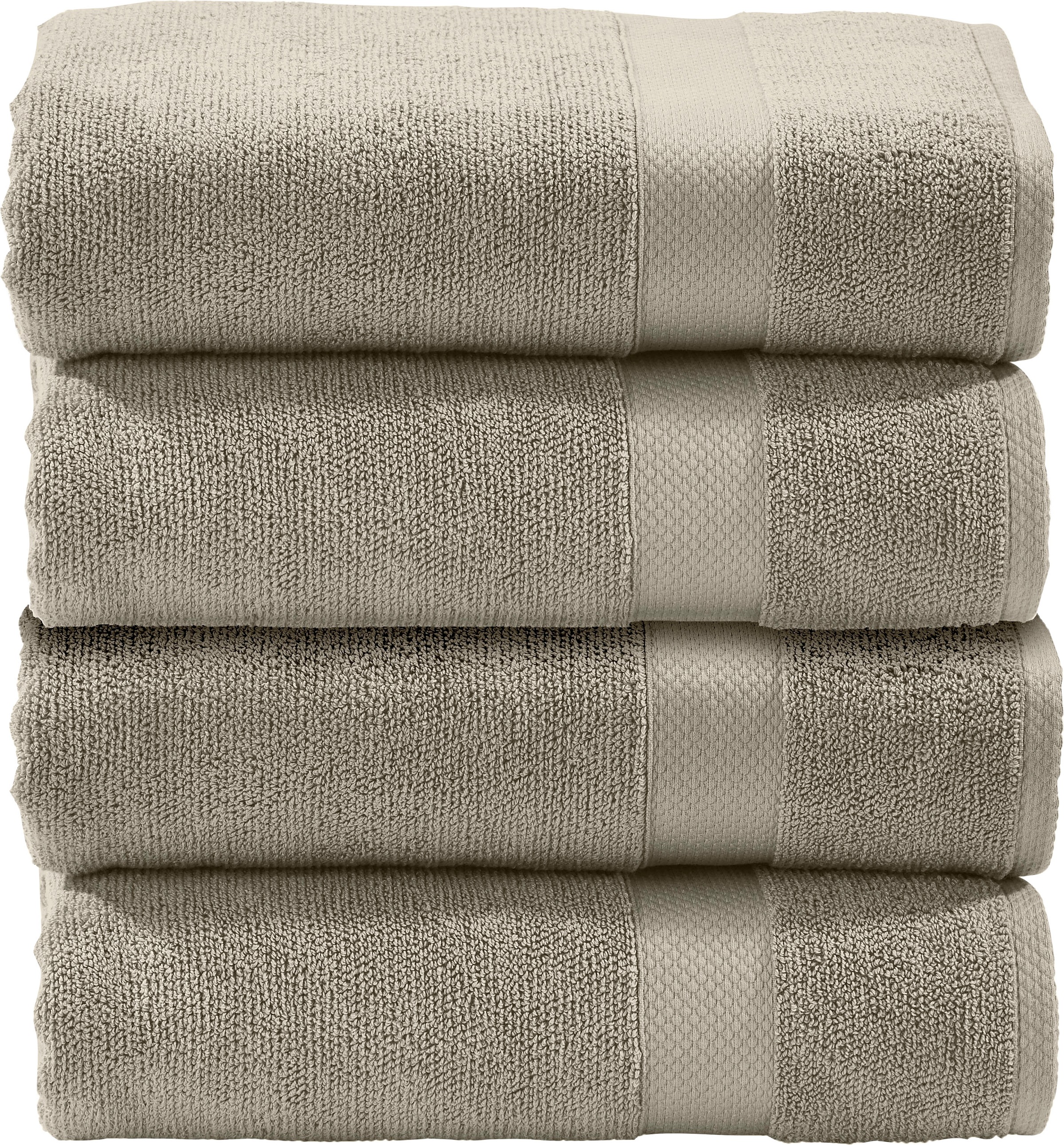 done.® Gästehandtuch »Deluxe«, (Set, 4 St., 4 Gästetücher (30x50 cm), Uni F günstig online kaufen