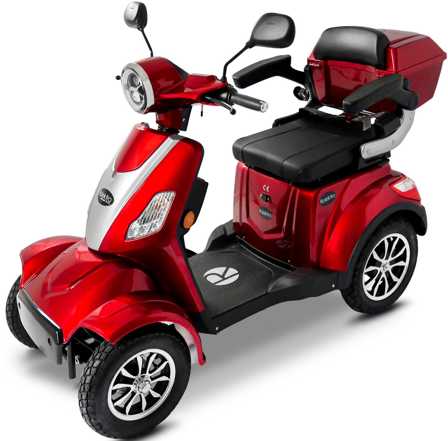 Rolektro Elektromobil »Rolektro E-Quad 15 V.3 Lithium«, (mit Topcase)