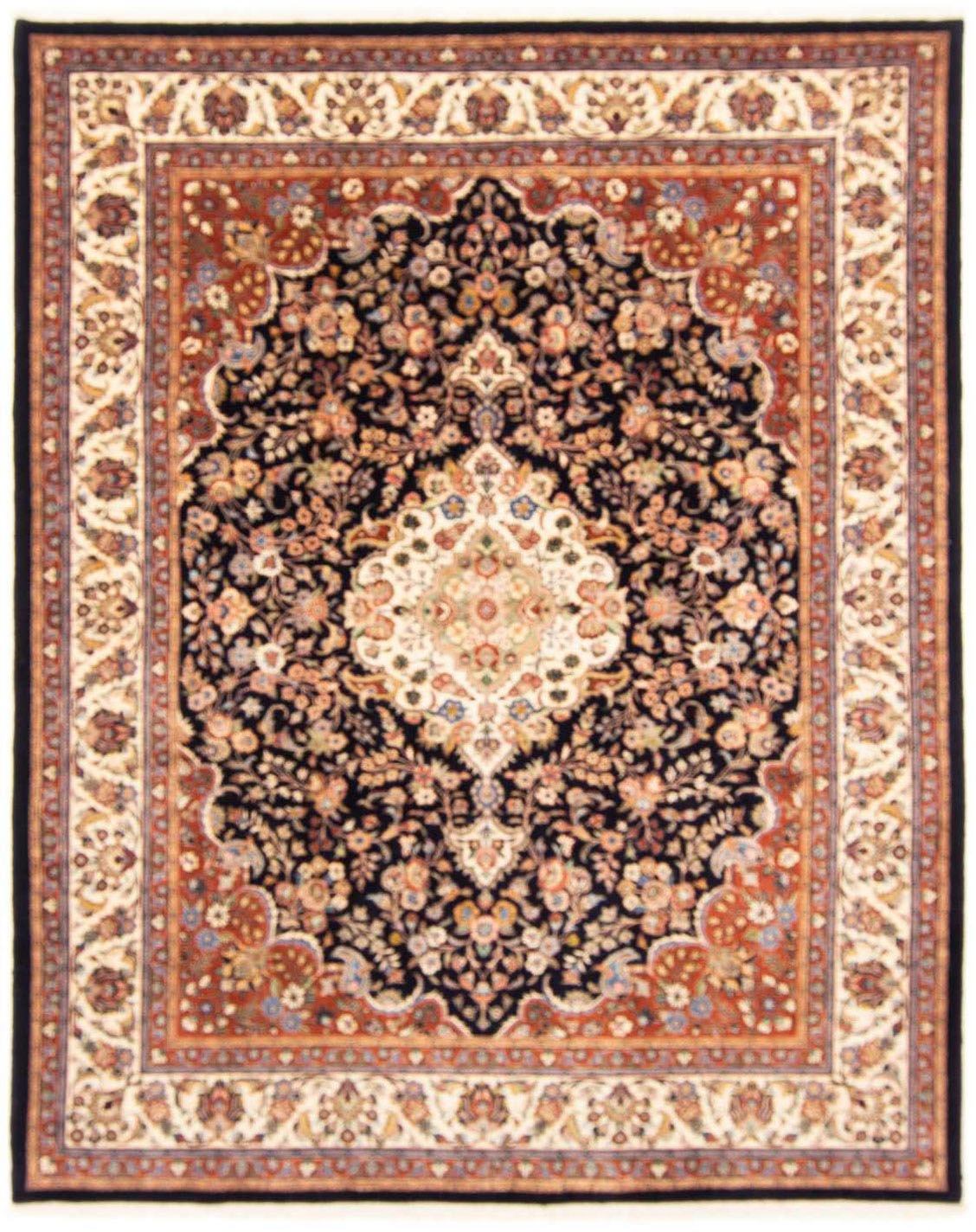 morgenland Wollteppich »Kaschmar Blumenmuster Beige 300 x 200 cm«, rechteck günstig online kaufen