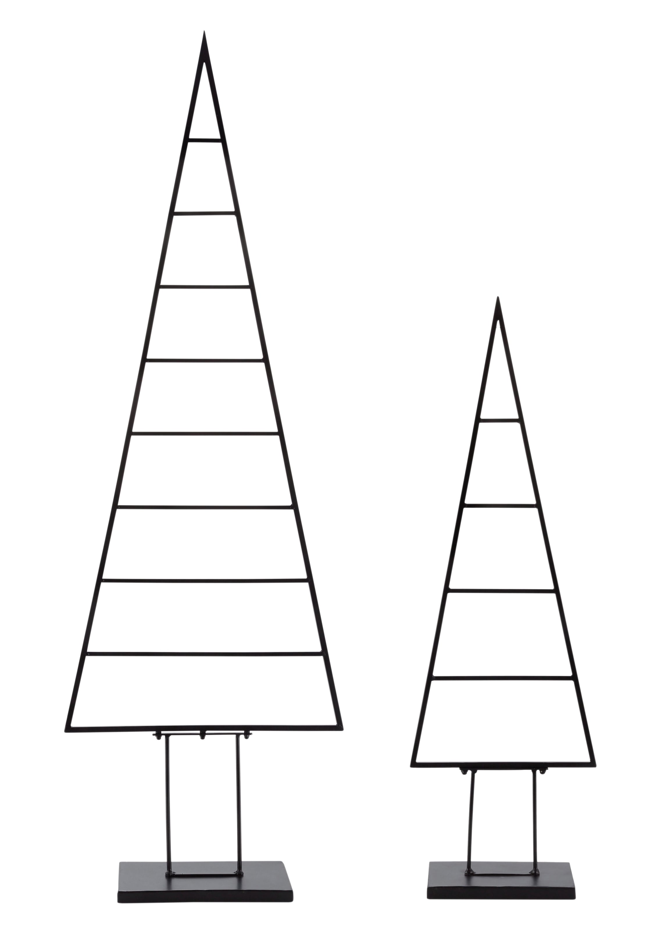 my home Dekobaum »Maischa, Weihnachtsdeko aus Metall«, Weihnachtsbaum zum individuellen Dekorieren