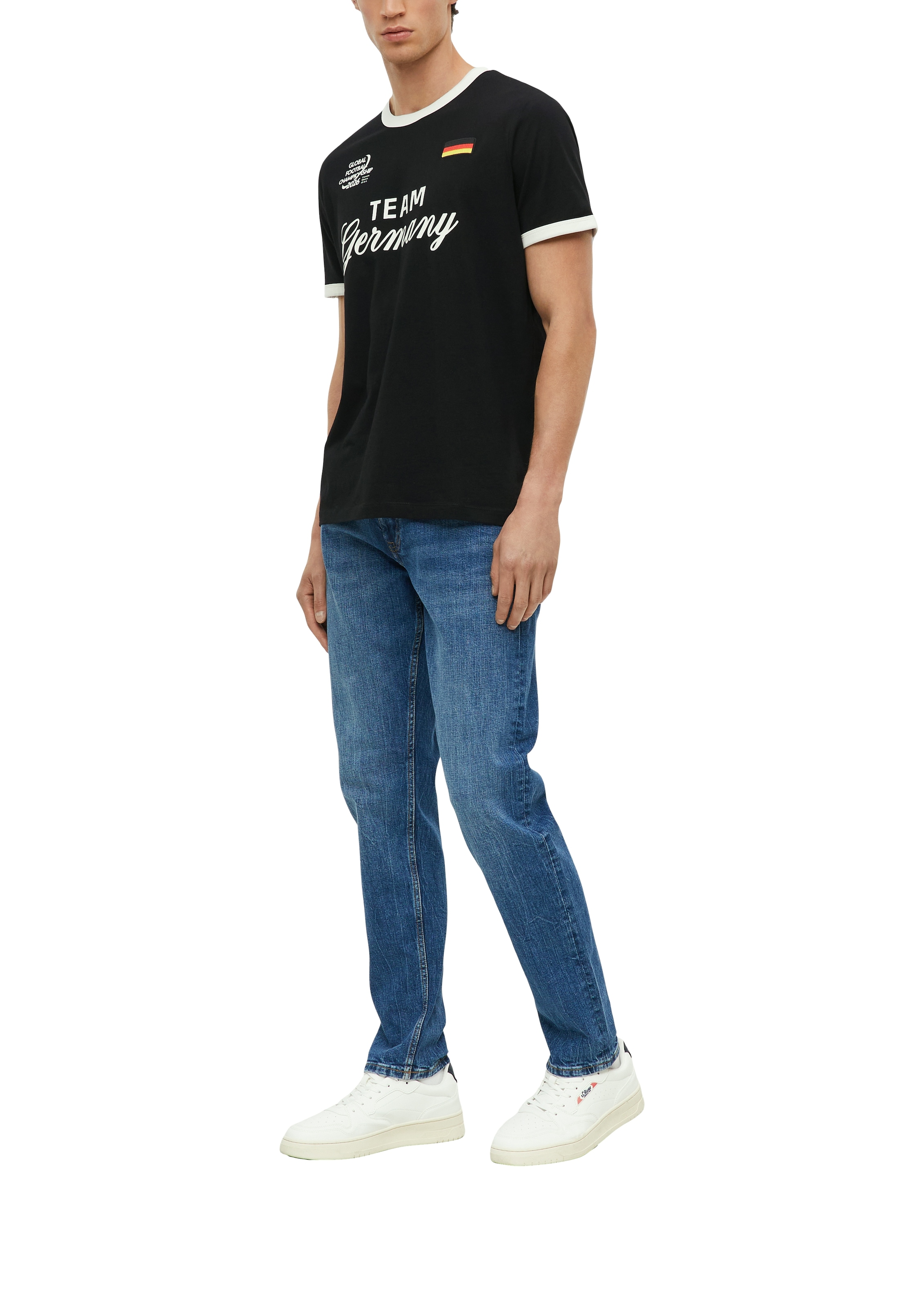 s.Oliver Kurzarmshirt Sommershirt - WM 2026 - mit GERMANY-Print