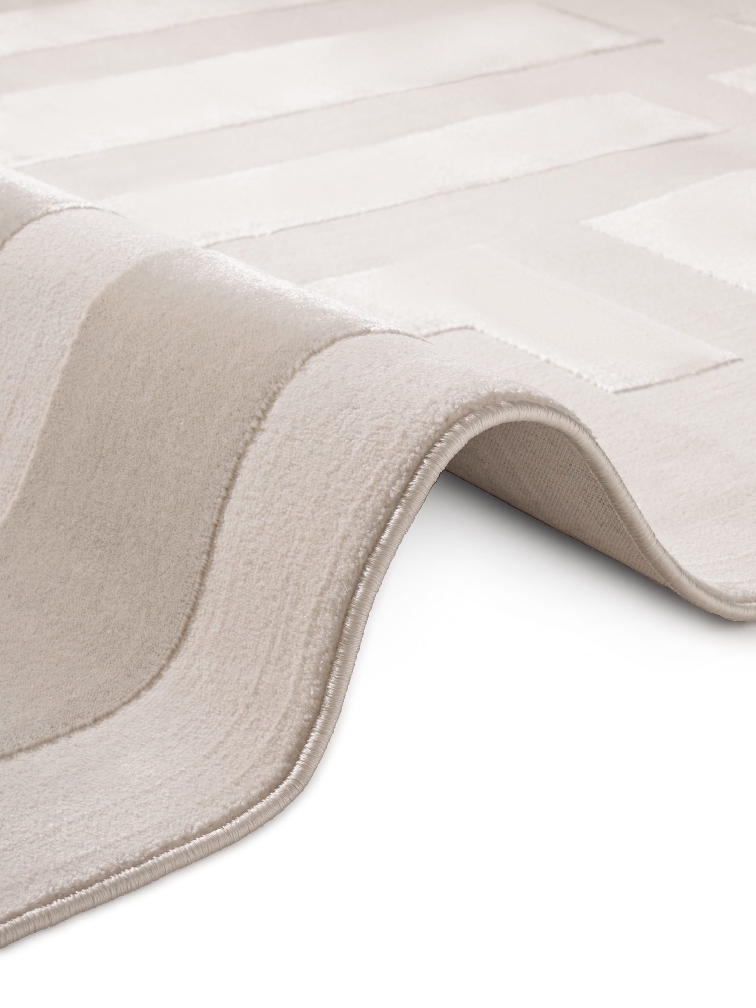ELLE DECORATION Designteppich »Onyx«, rechteckig, 9 mm Höhe, Wohnzimmer, Schlafzimmer, Läufer, Hoch-Tief Effekt, Flur, Glanz