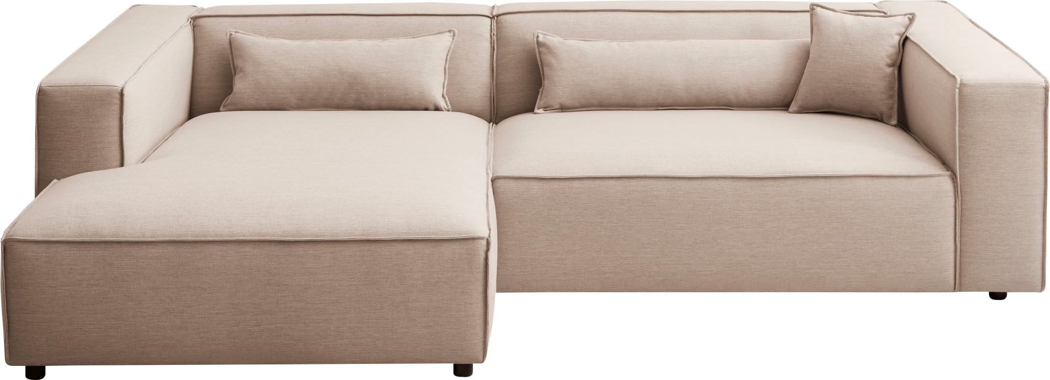 LeGer Home by Lena Gercke Ecksofa »PIARA XXL, Big-Sofa, Cord, Leinenoptik o günstig online kaufen
